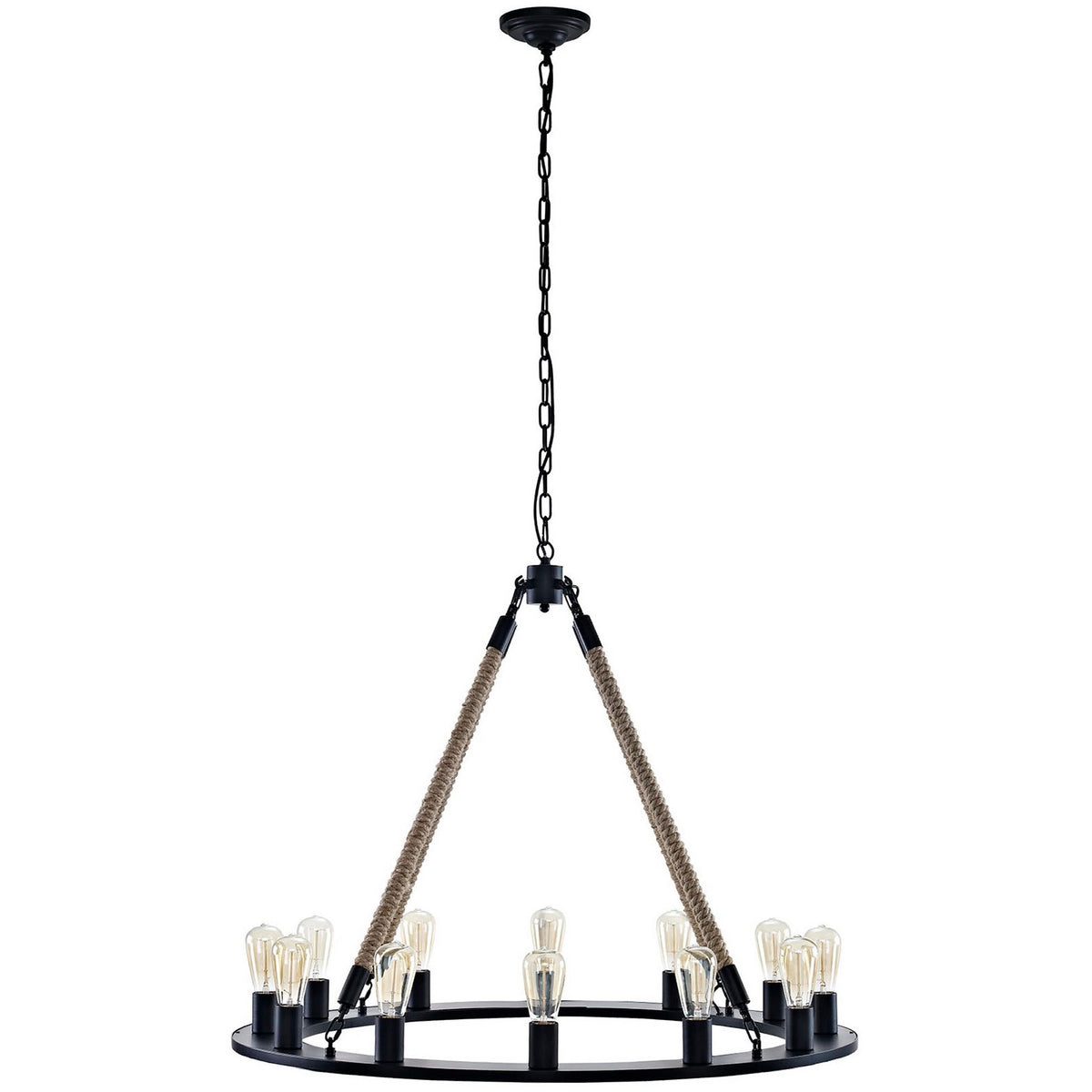 Enthrall Chandelier Brown