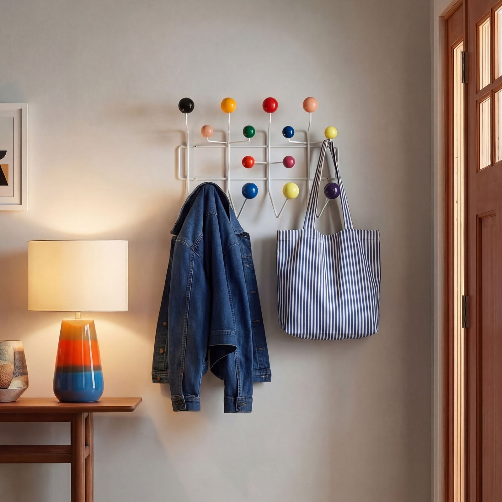 Gumball Coat Rack Multicolored