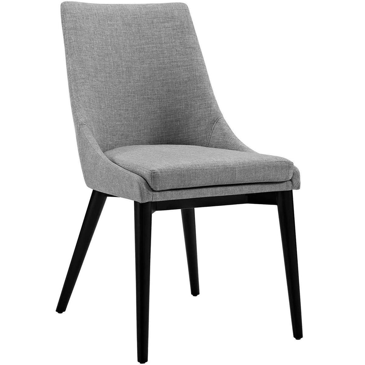 Victoria Fabric Dining Chair Light Gray