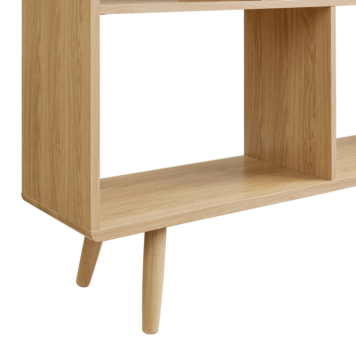 Sturdy splayed dowel legs provide mid-century style and stable support || EEI-2529-OAK || leg_studio