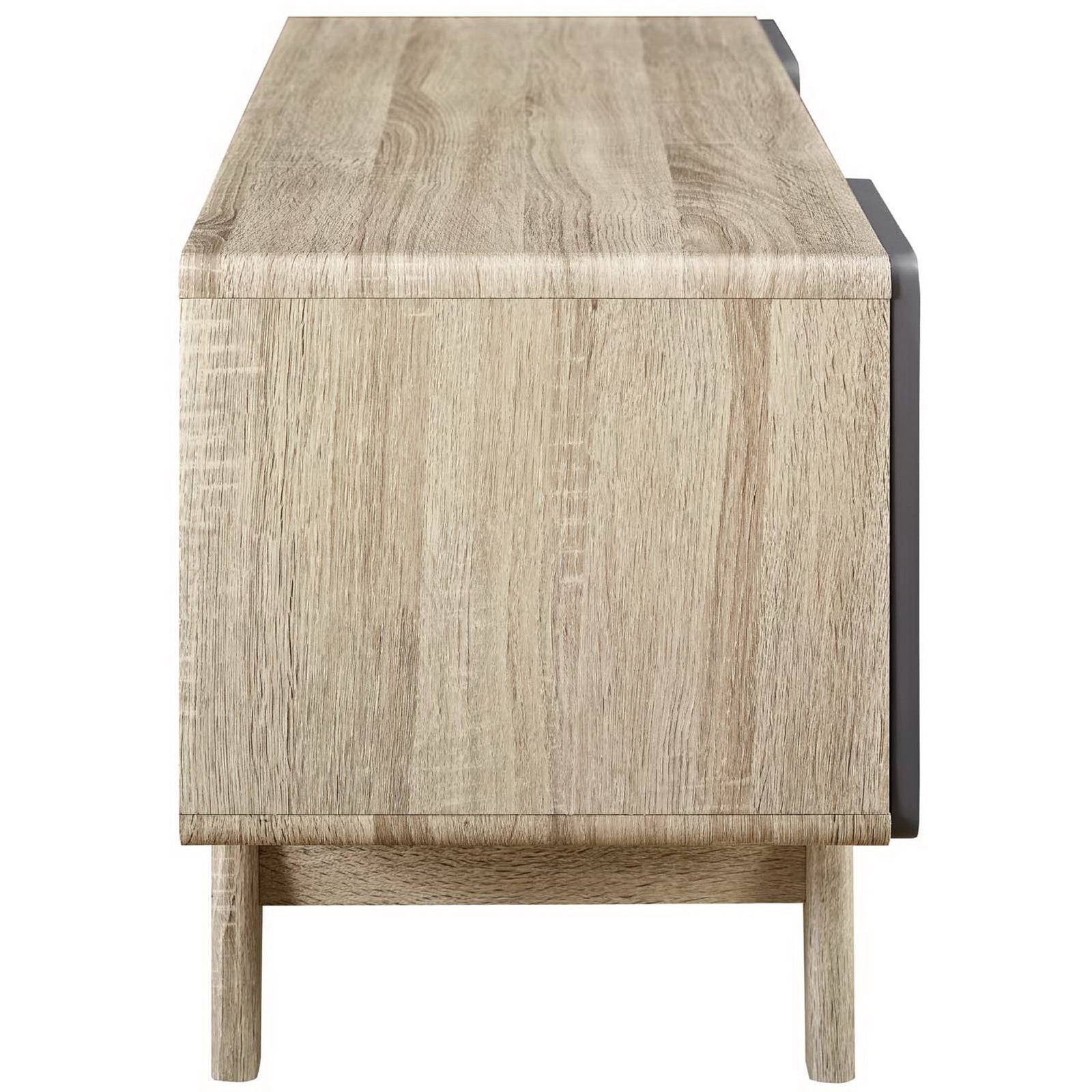 Treck TV Stand Natural Gray