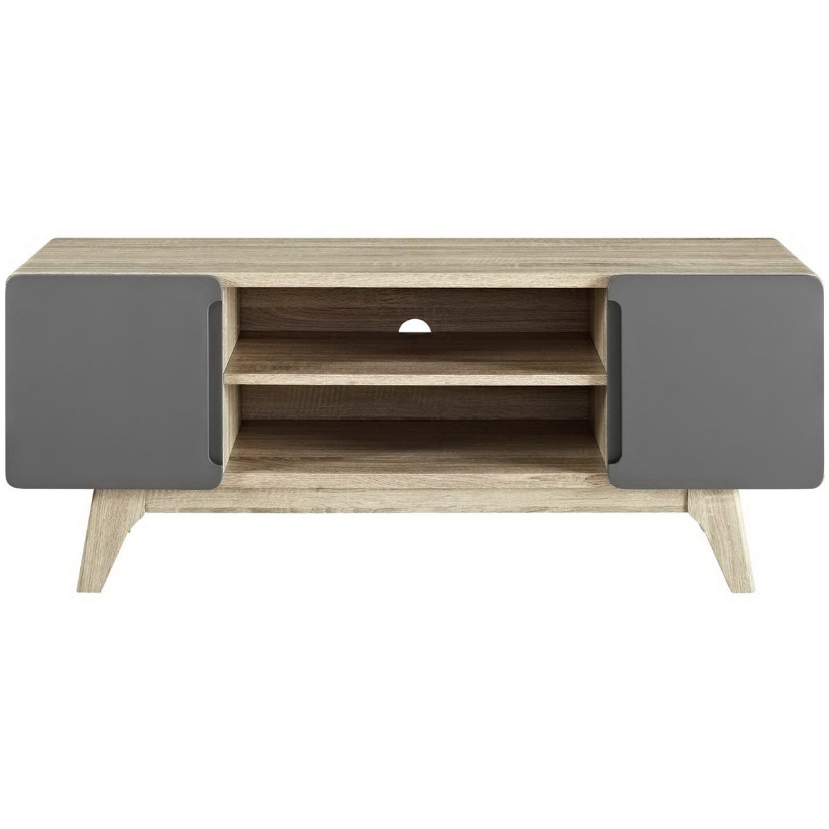 Treck TV Stand Natural Gray