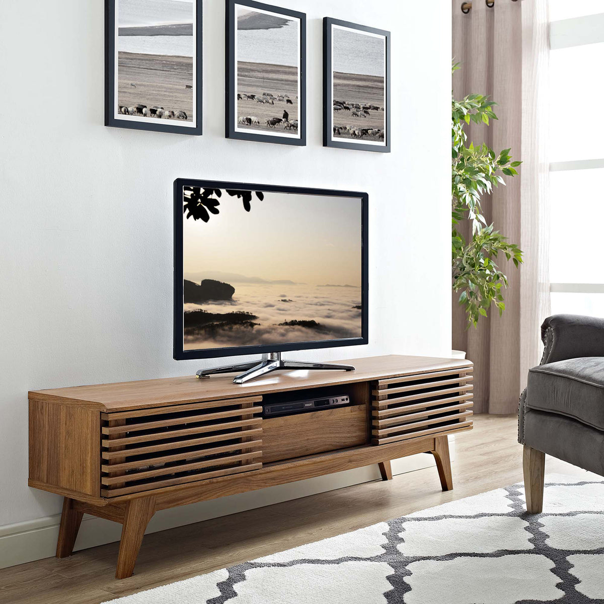 Reese TV Stand Walnut