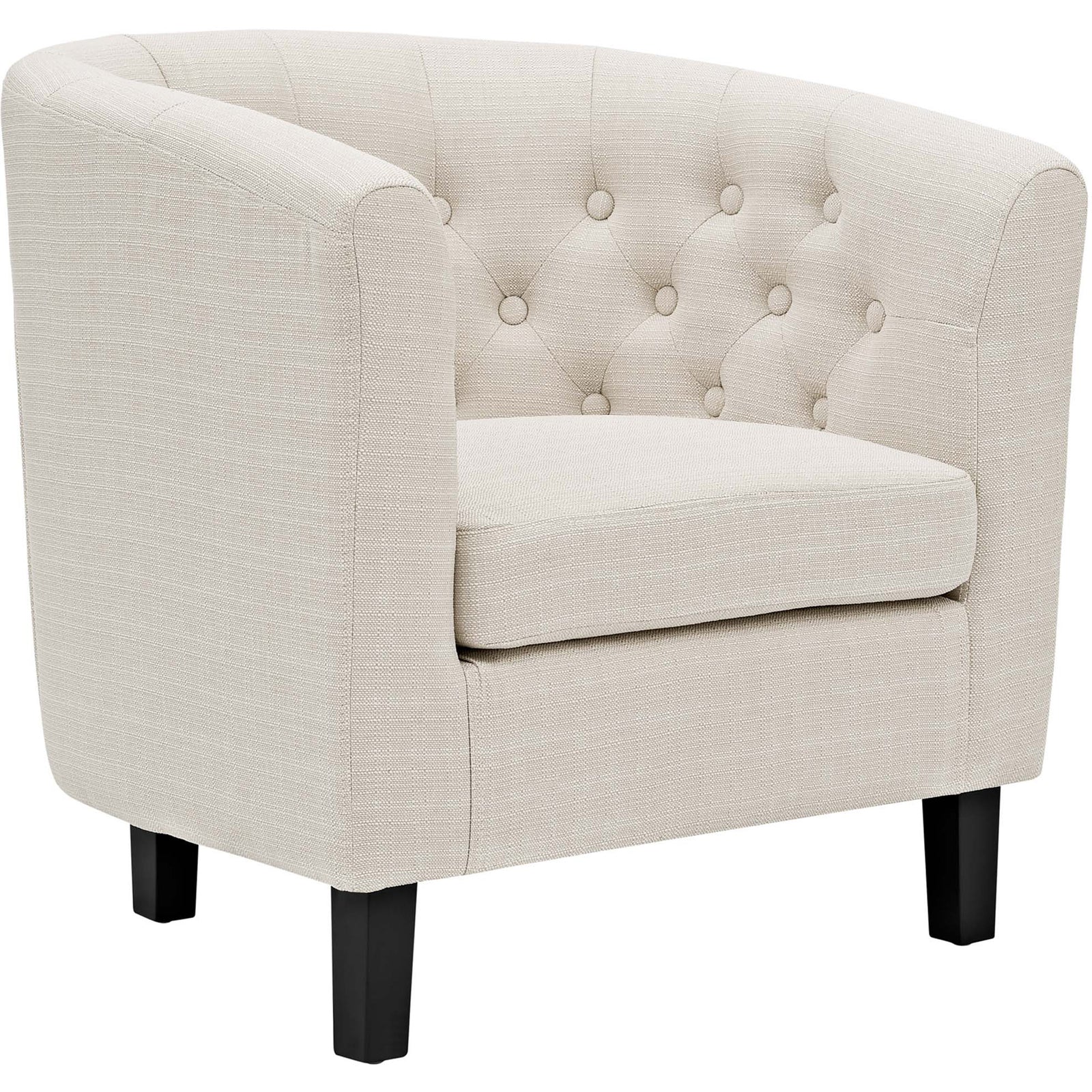 Paloma Upholstered Fabric Armchair Beige
