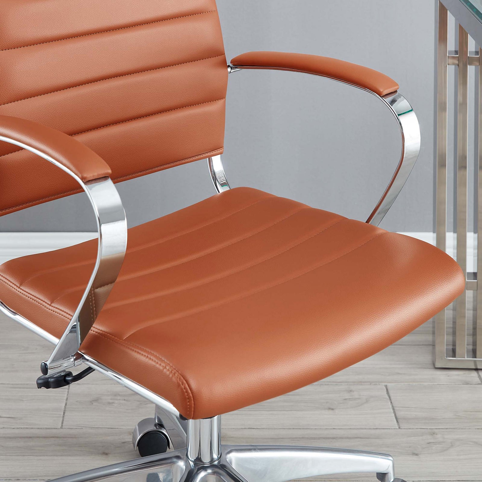 Jiverton High Back Office Chair Terracotta