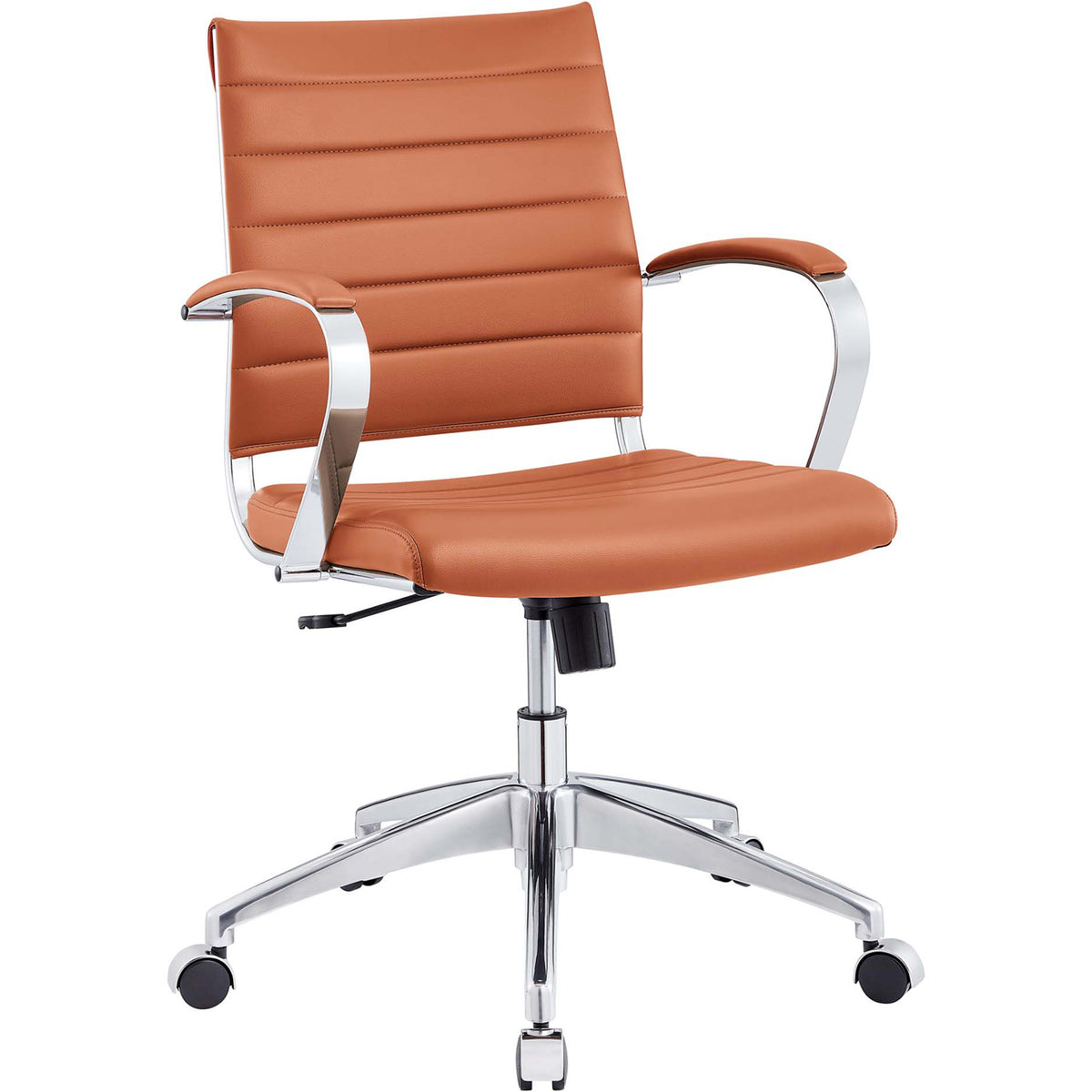 Jiverton Mid Back Office Chair Terracotta