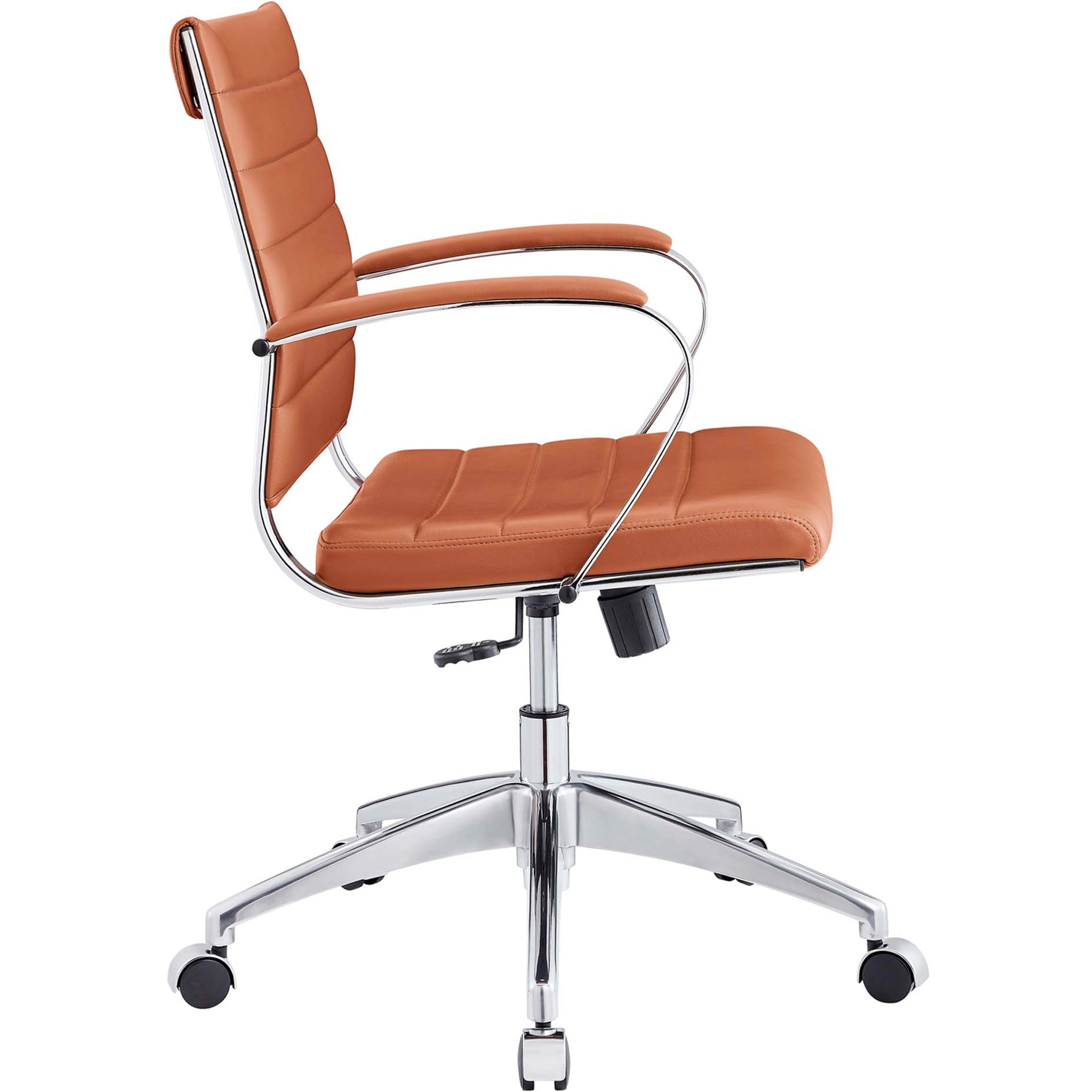 Jiverton Mid Back Office Chair Terracotta - Froy.com