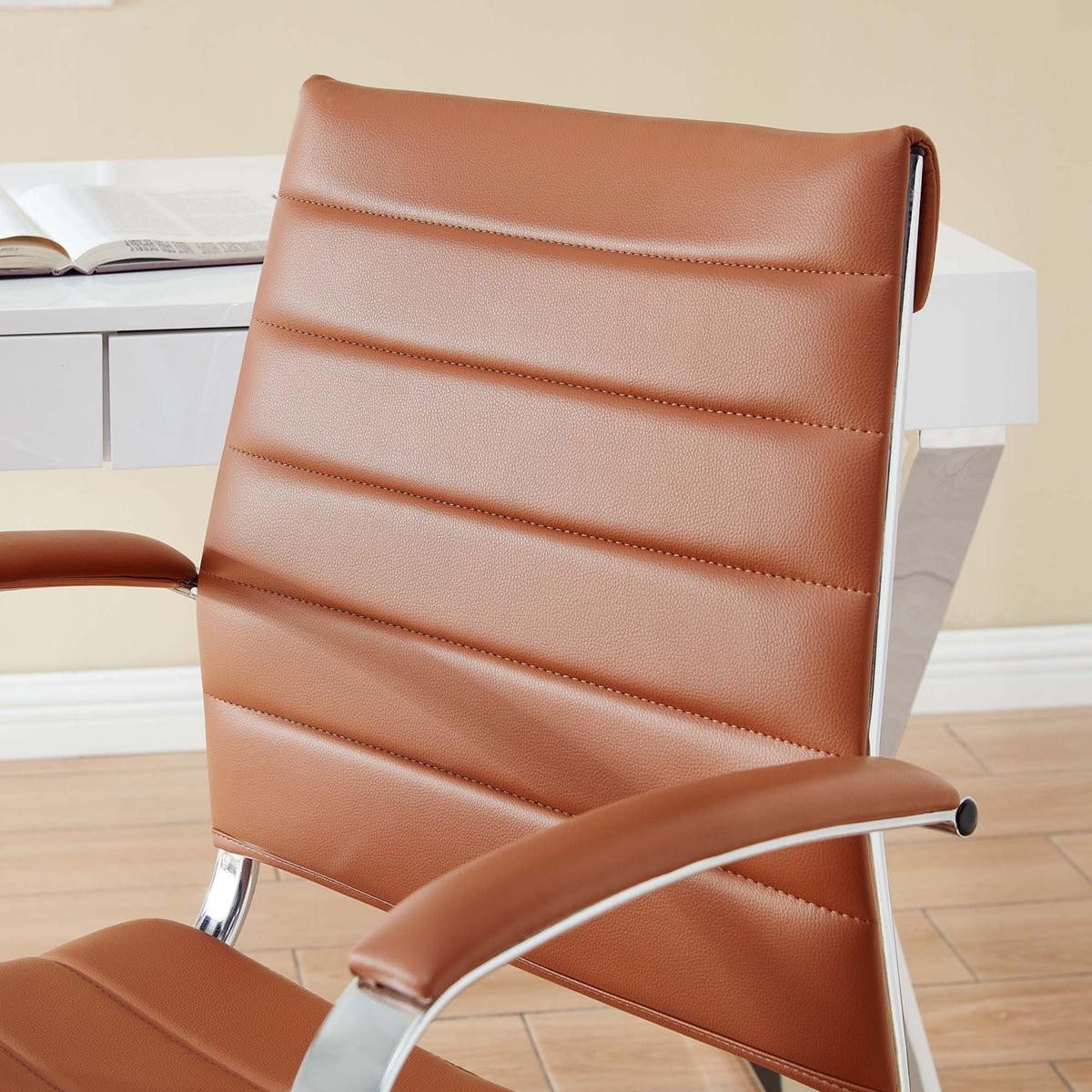 Jiverton Mid Back Office Chair Terracotta