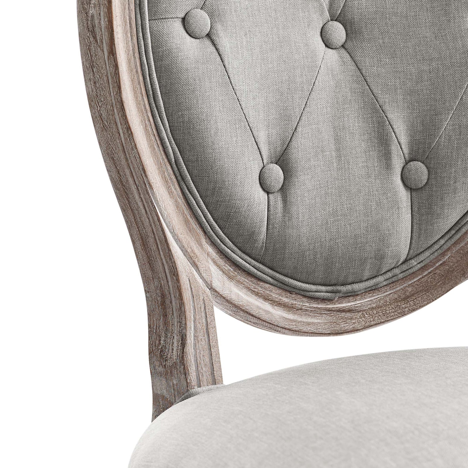 Arturo Fabric Side Chair Light Gray