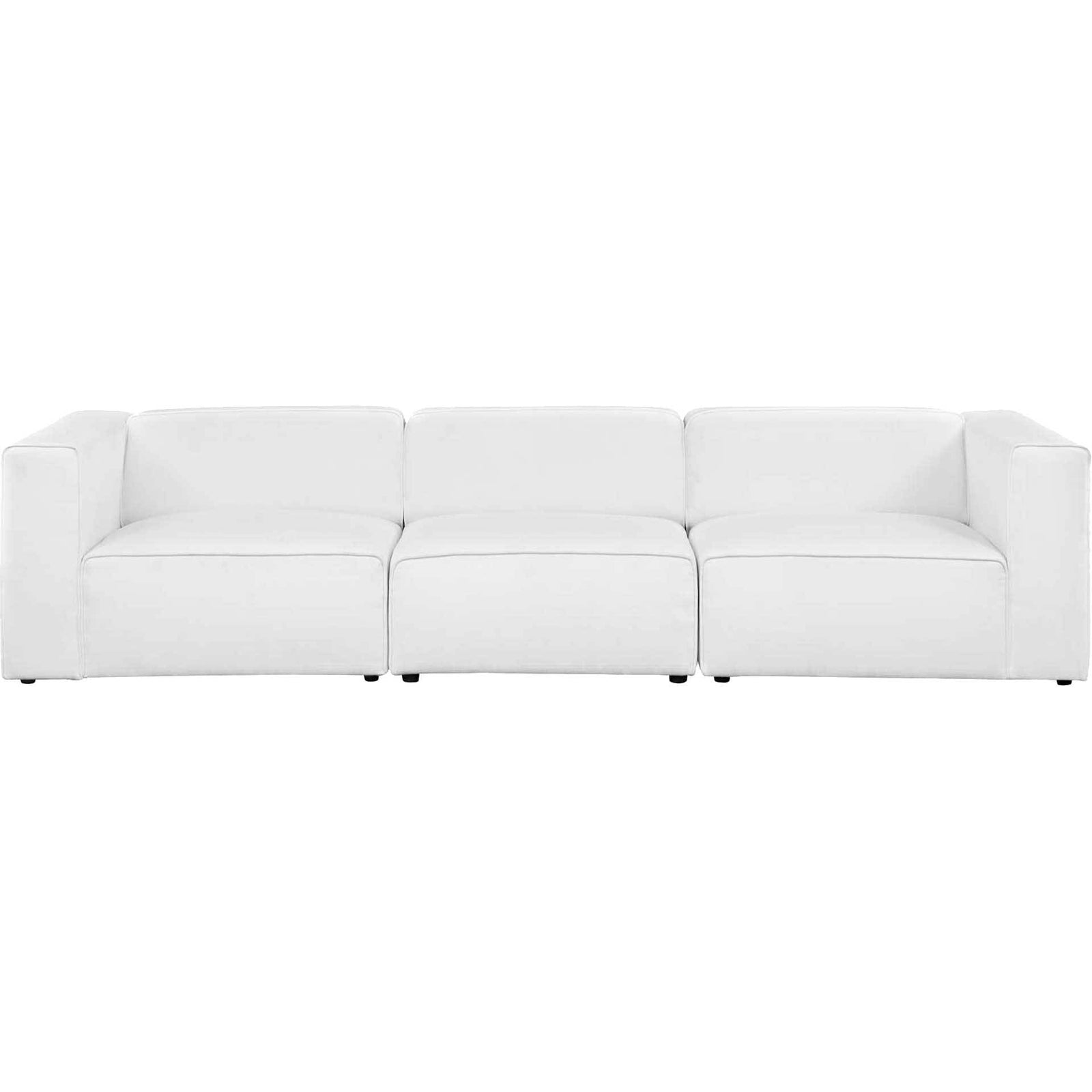 Maisie Fabric Sofa White