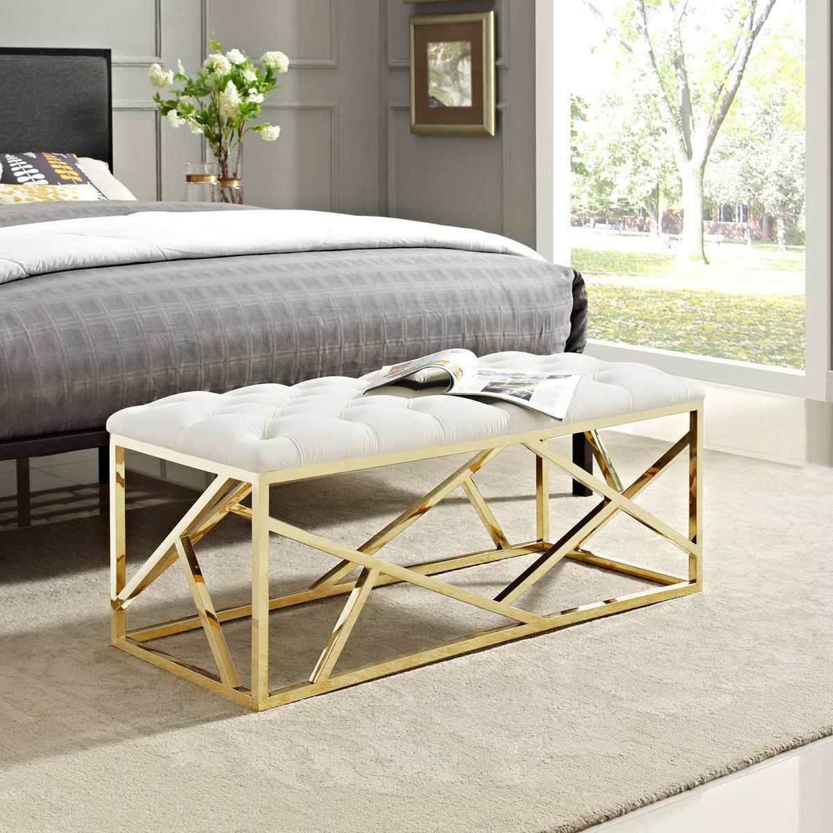 Intro Bench Gold/Ivory