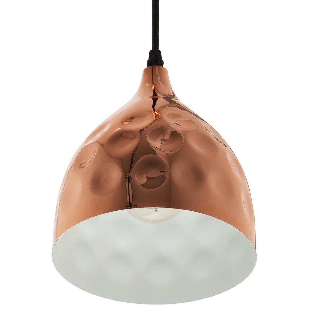 Dimora Bell-Shaped Pendant Light Rose Gold