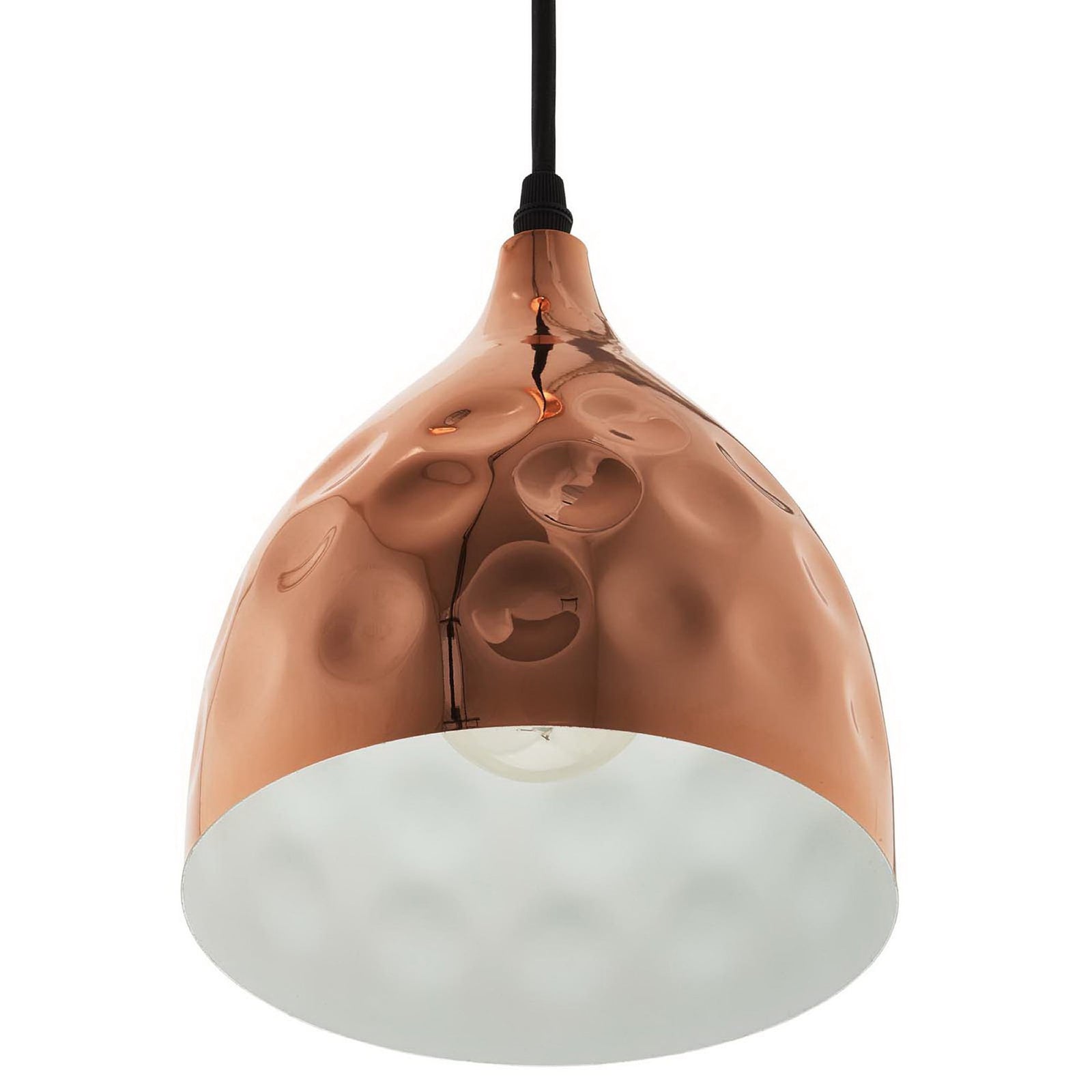 Dimora Bell-Shaped Pendant Light Rose Gold