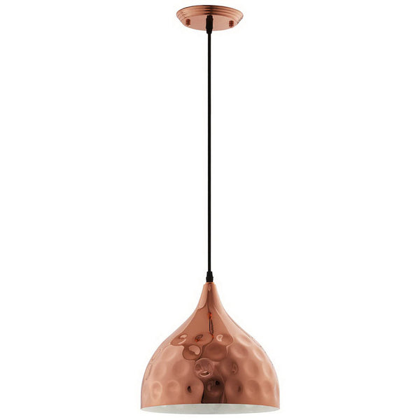 Dimora Bell-Shaped Pendant Light Rose Gold