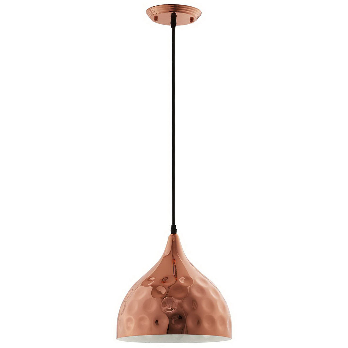 Dimora Bell-Shaped Pendant Light Rose Gold