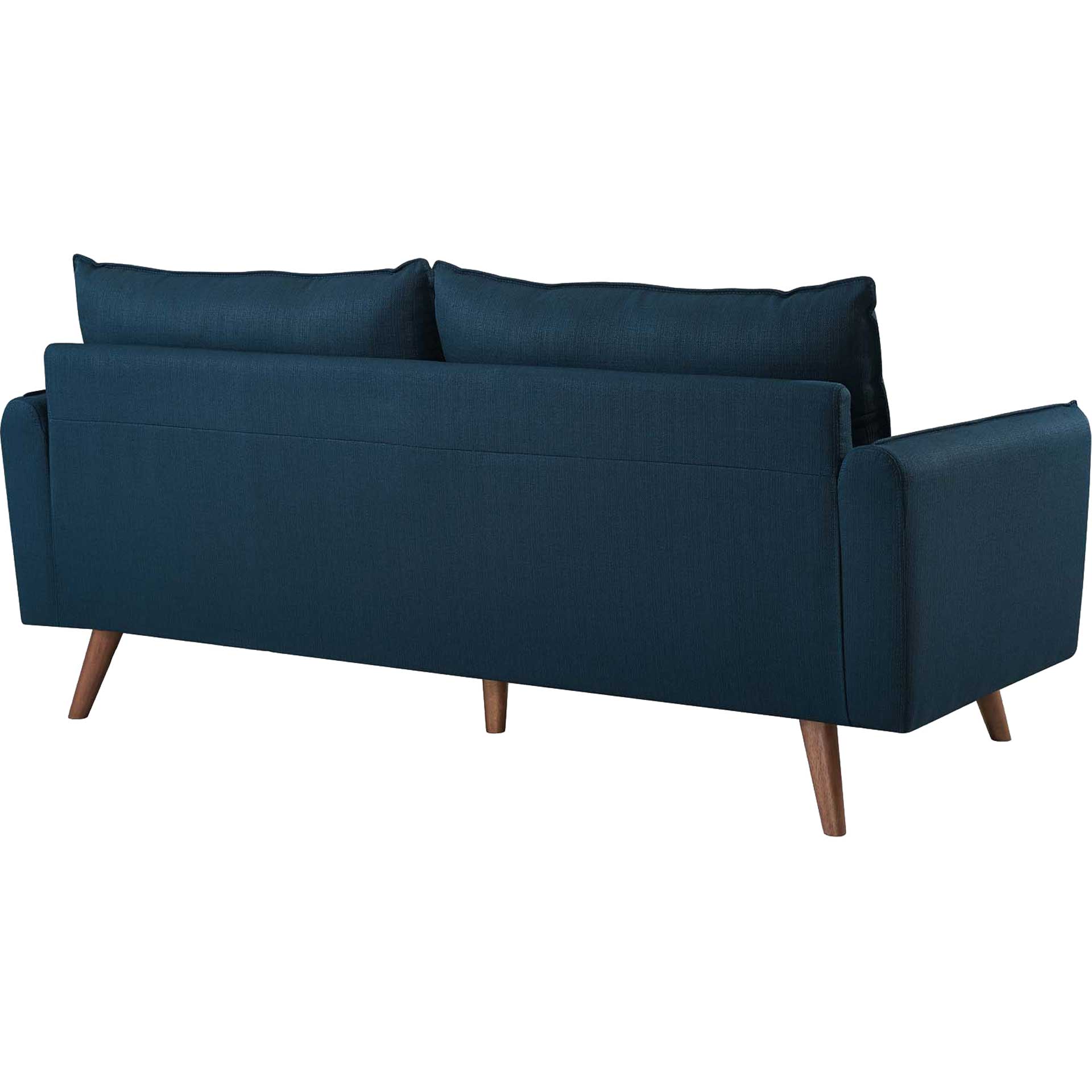 Raylee Upholstered Fabric Sofa Azure