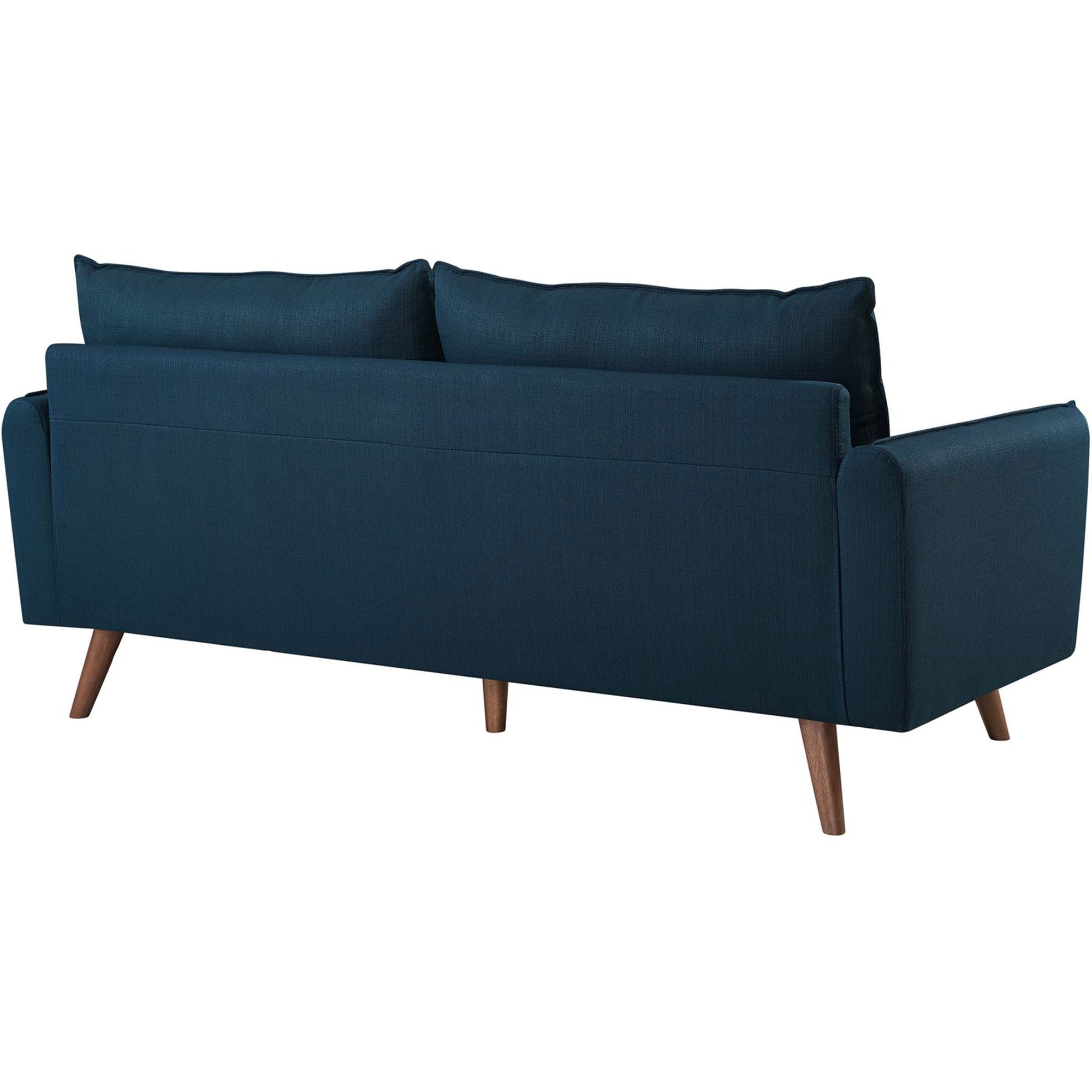 Reverie Upholstered Fabric Sofa Azure