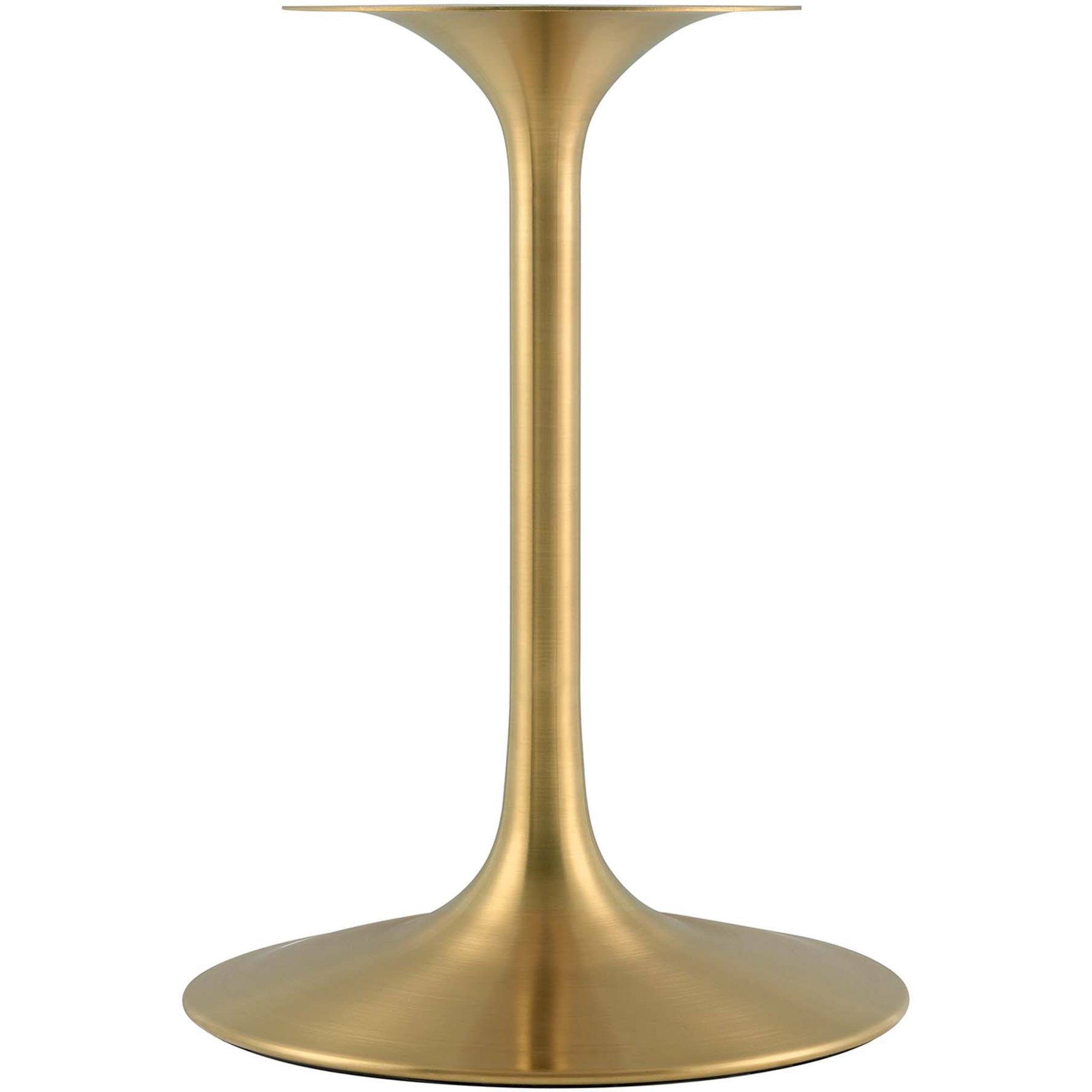 Lipton Round Faux Marble Dining Table White/Gold