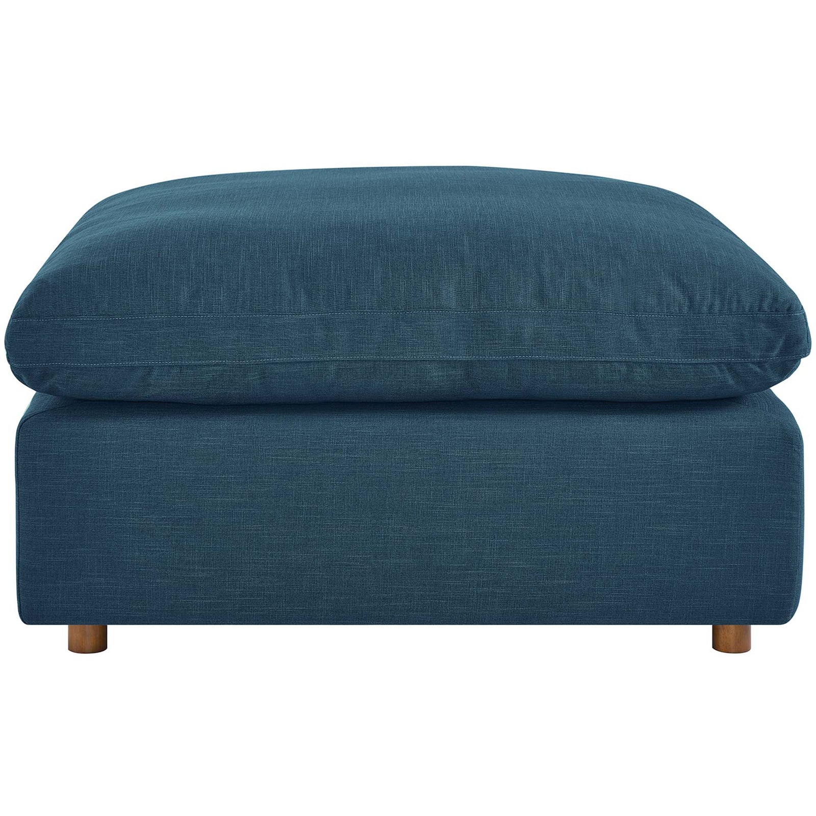 Comino Overstuffed Ottoman Azure