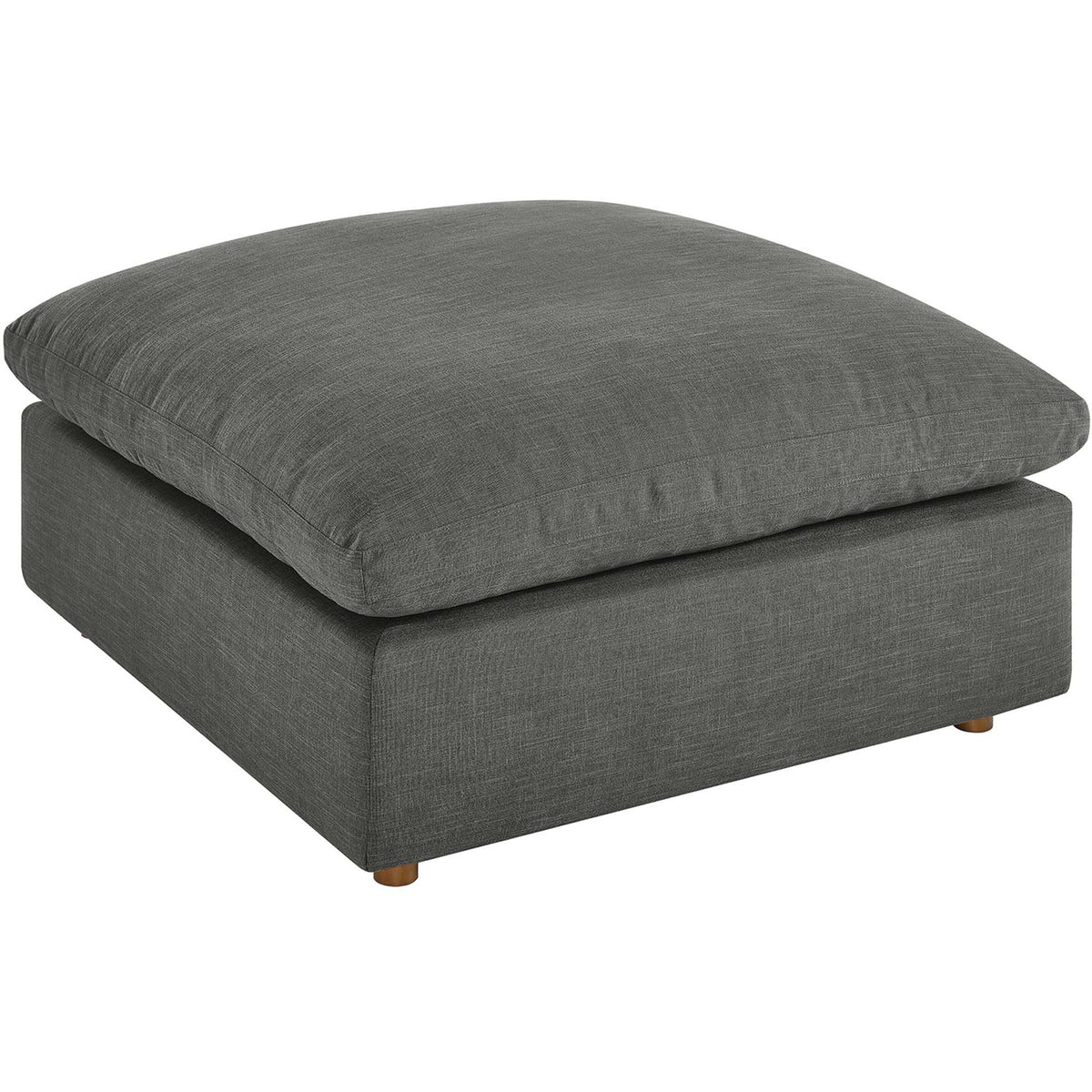 Comino Overstuffed Ottoman Gray