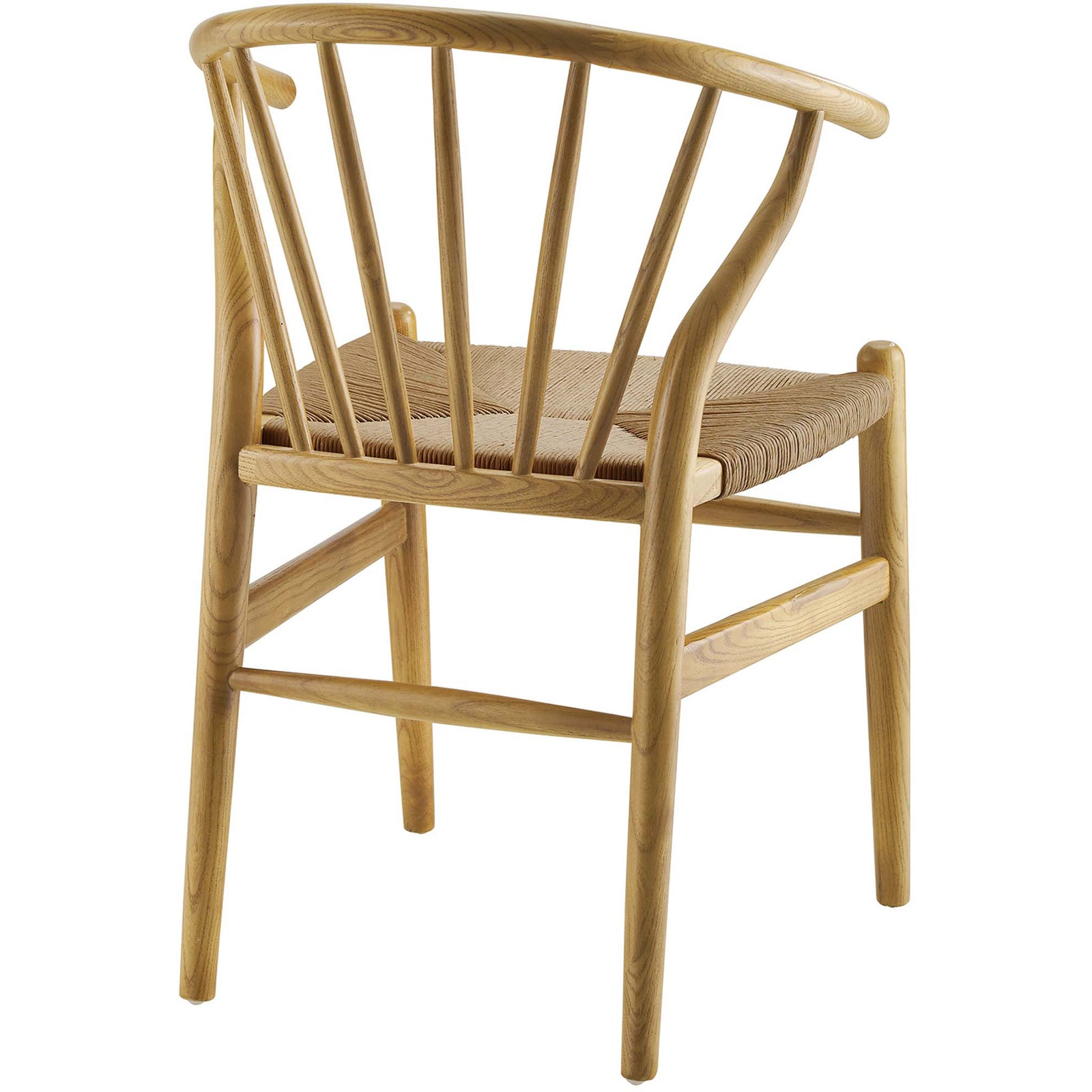 Florence Spindle Wood Side Chair Natural