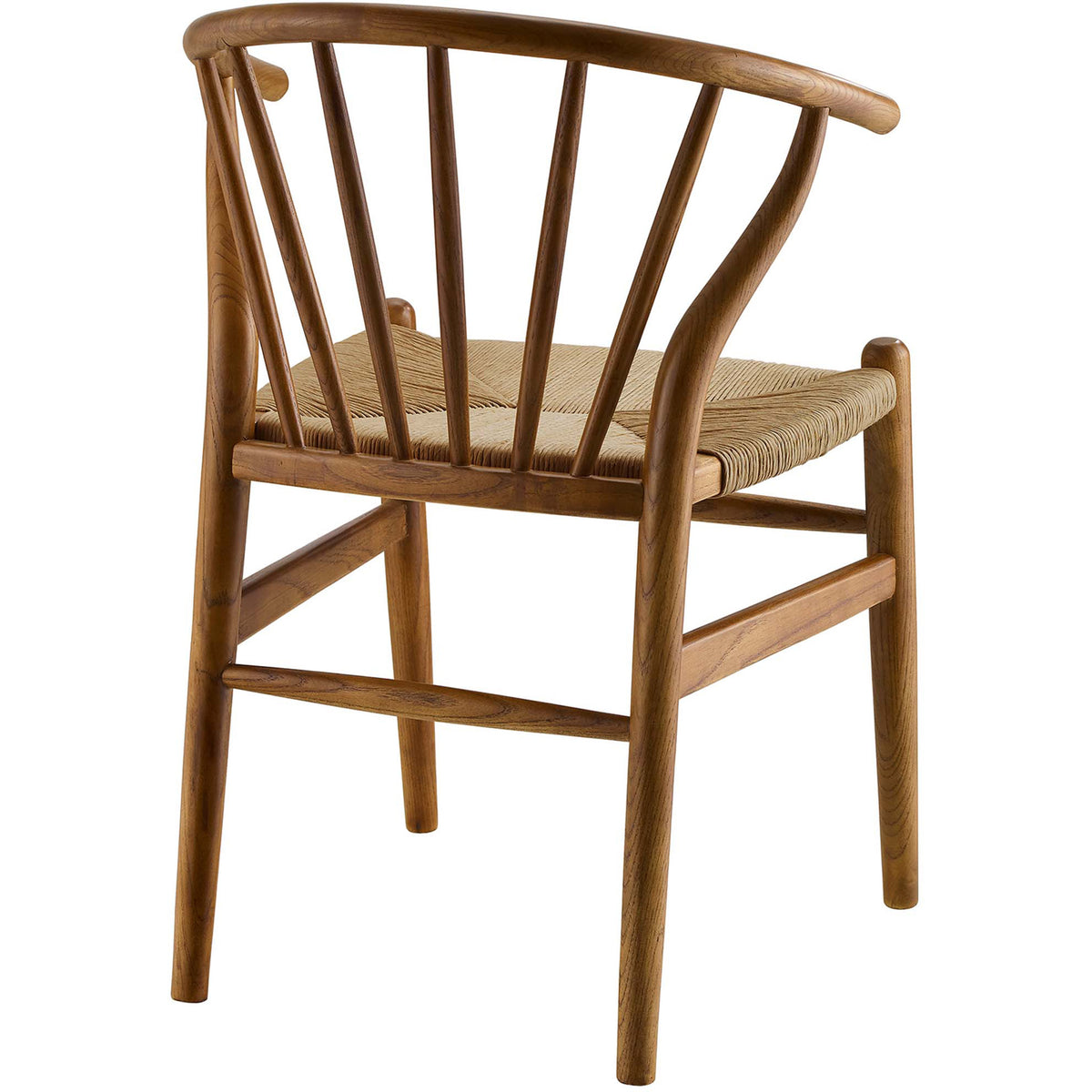 Florence Spindle Wood Side Chair Walnut