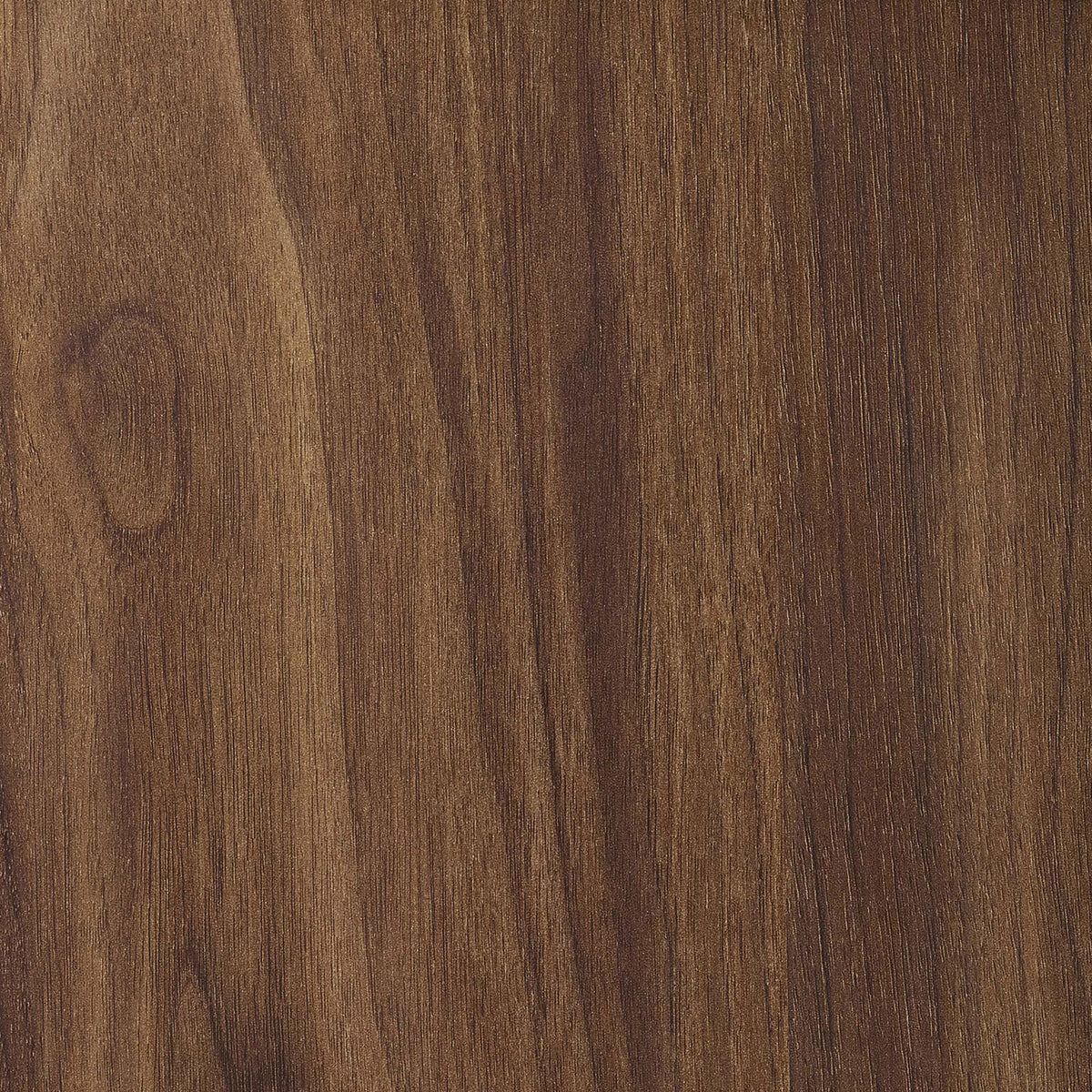 Warm walnut wood grain laminate highlights natural-inspired color variation and subtly textured surface || EEI-3345-WAL || swatch_studio