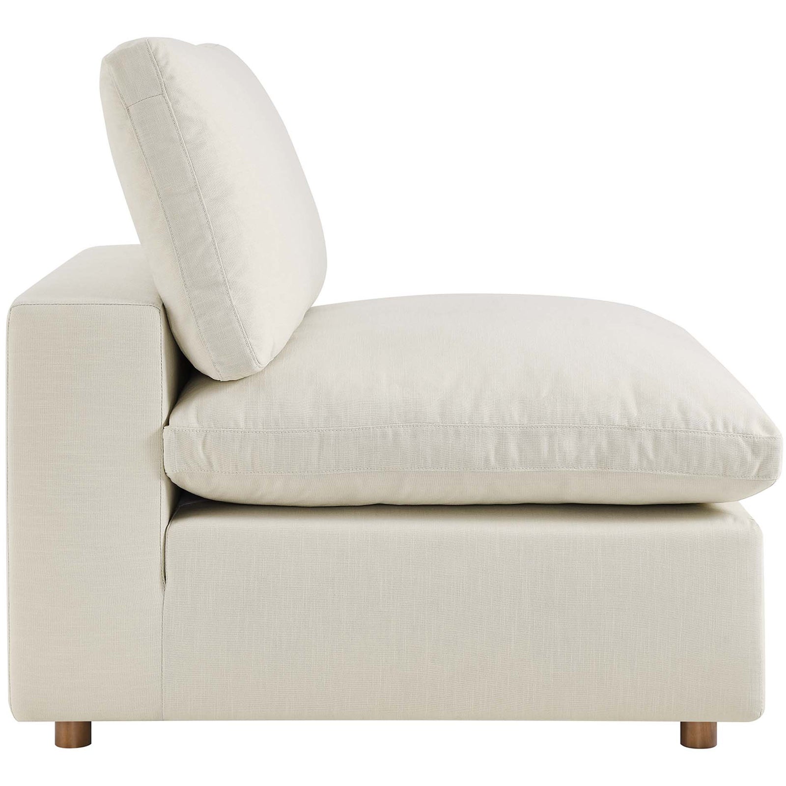 Comino Down Filled Overstuffed Sofa Light Beige