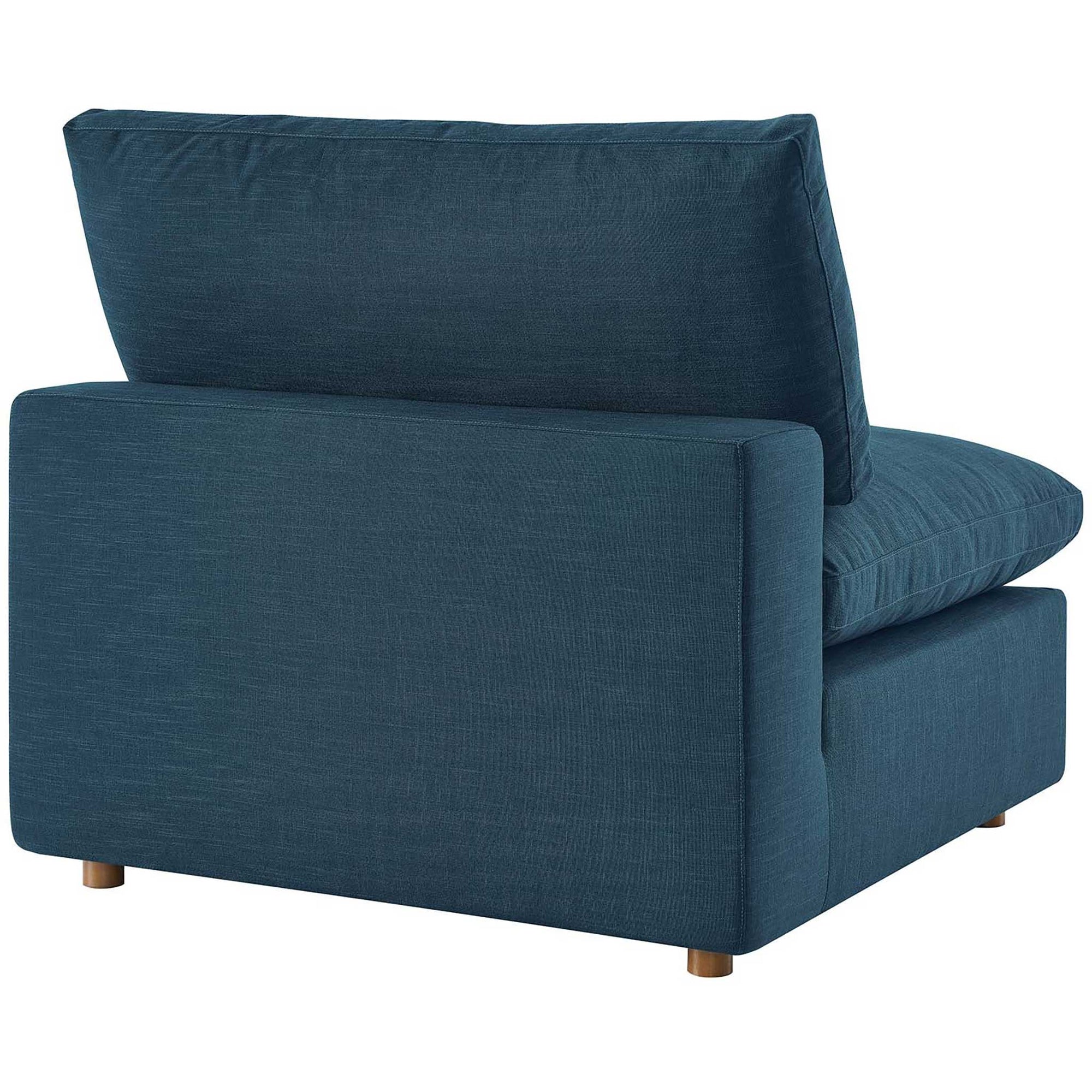 Carmen 4 Piece Modular Sofa with Ottoman Azure