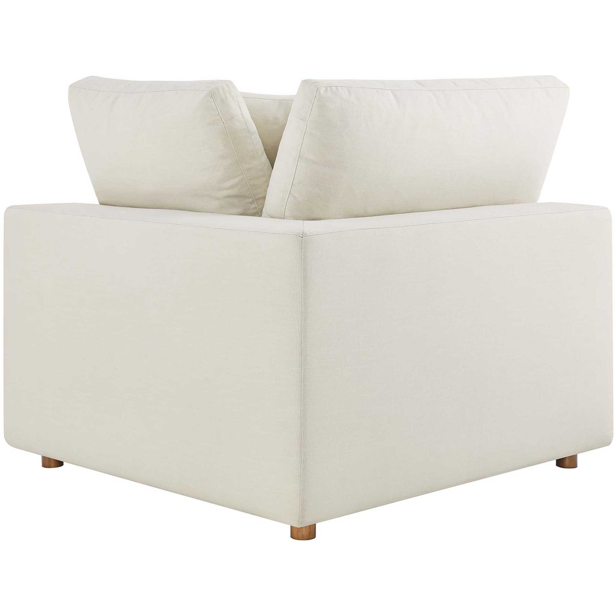 Carmen 4 Piece Modular Sofa with Ottoman Light Beige