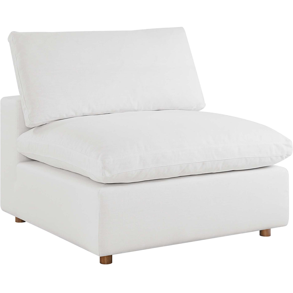 Comino 4 Piece Modular Sofa with Ottoman Pure White