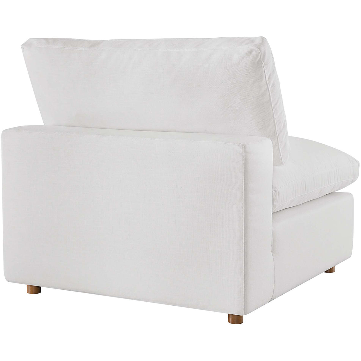 Comino 4 Piece Modular Sofa with Ottoman Pure White