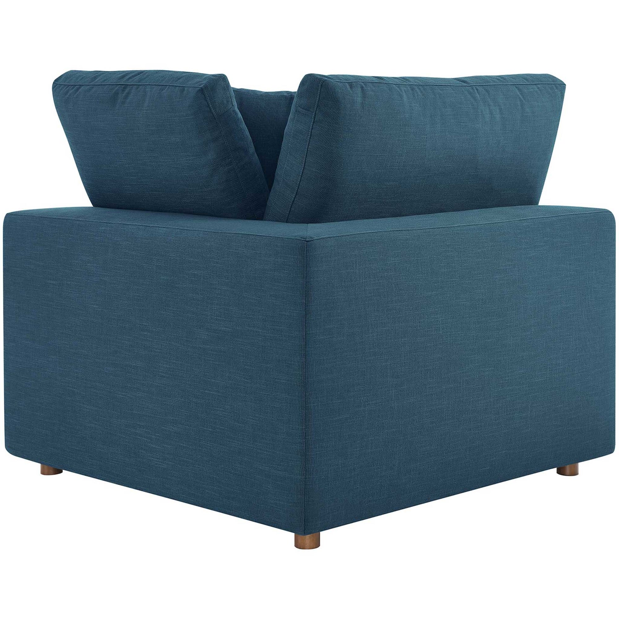 Carmen 5 Piece Modular Sofa with Ottoman Azure