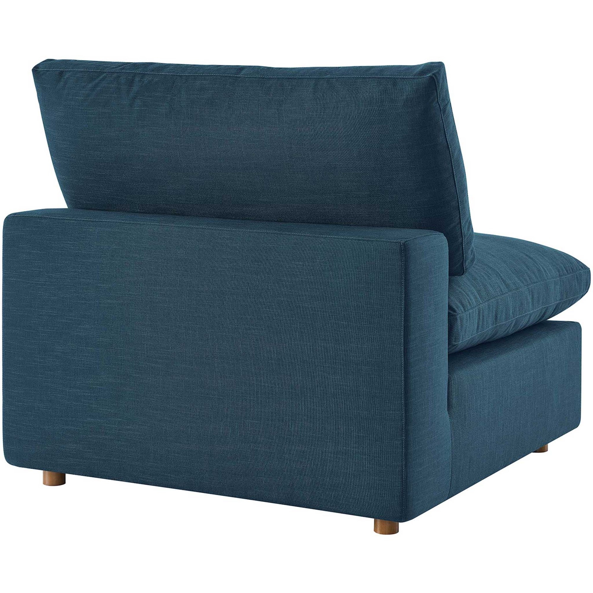 Carmen 5 Piece Modular Sofa with Ottoman Azure