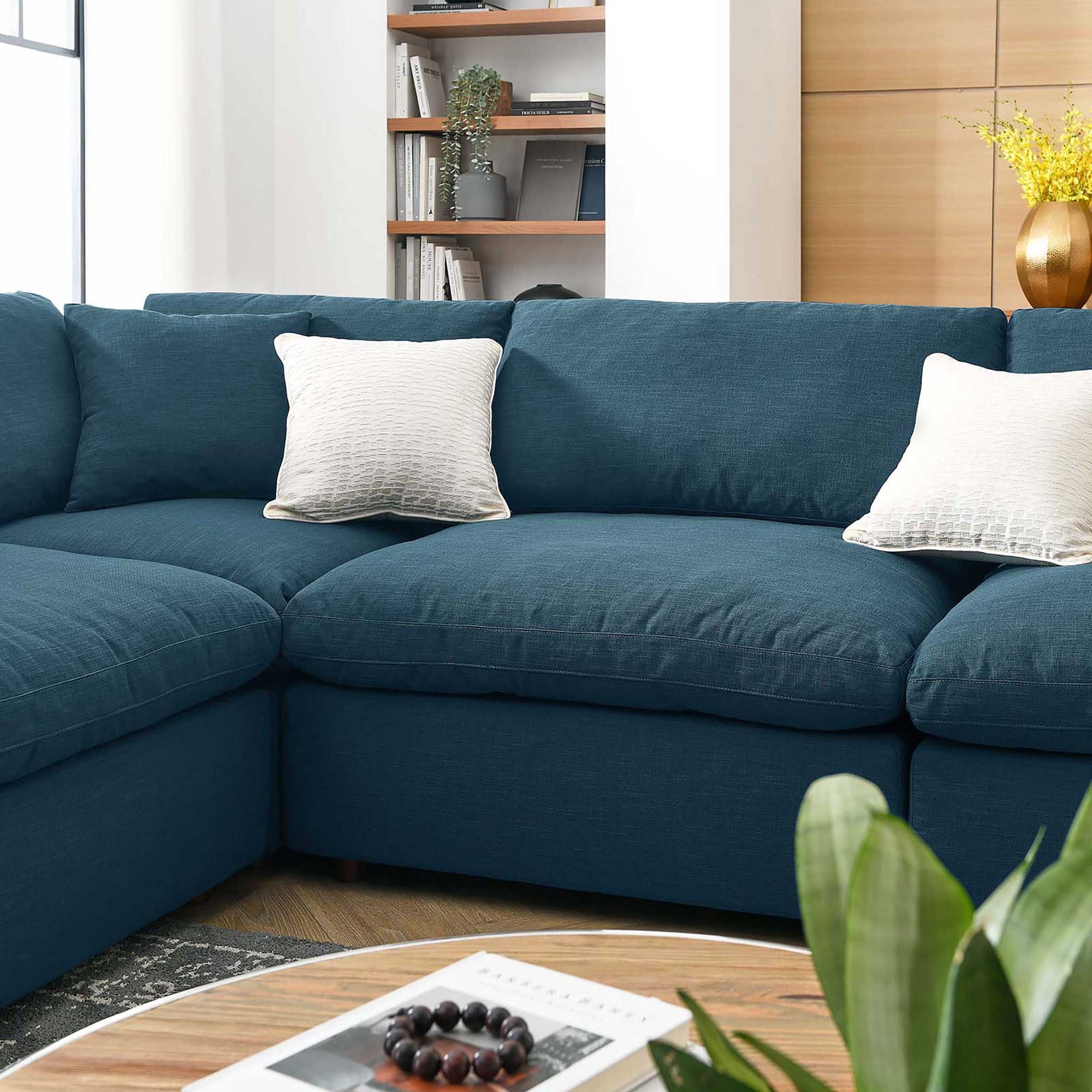 Carmen 8 Piece Modular Sectional Sofa Azure