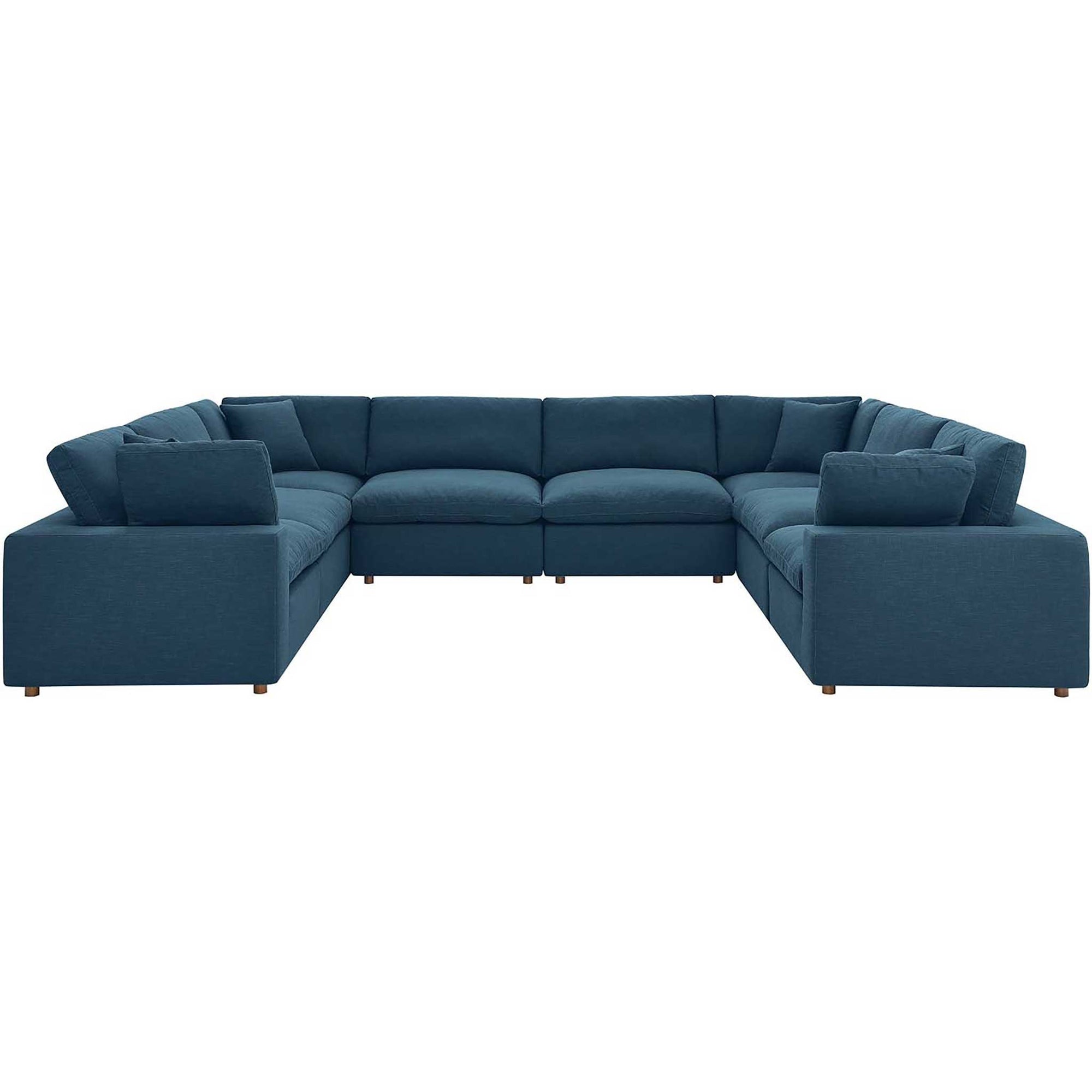 Carmen 8 Piece Modular Sectional Sofa Azure