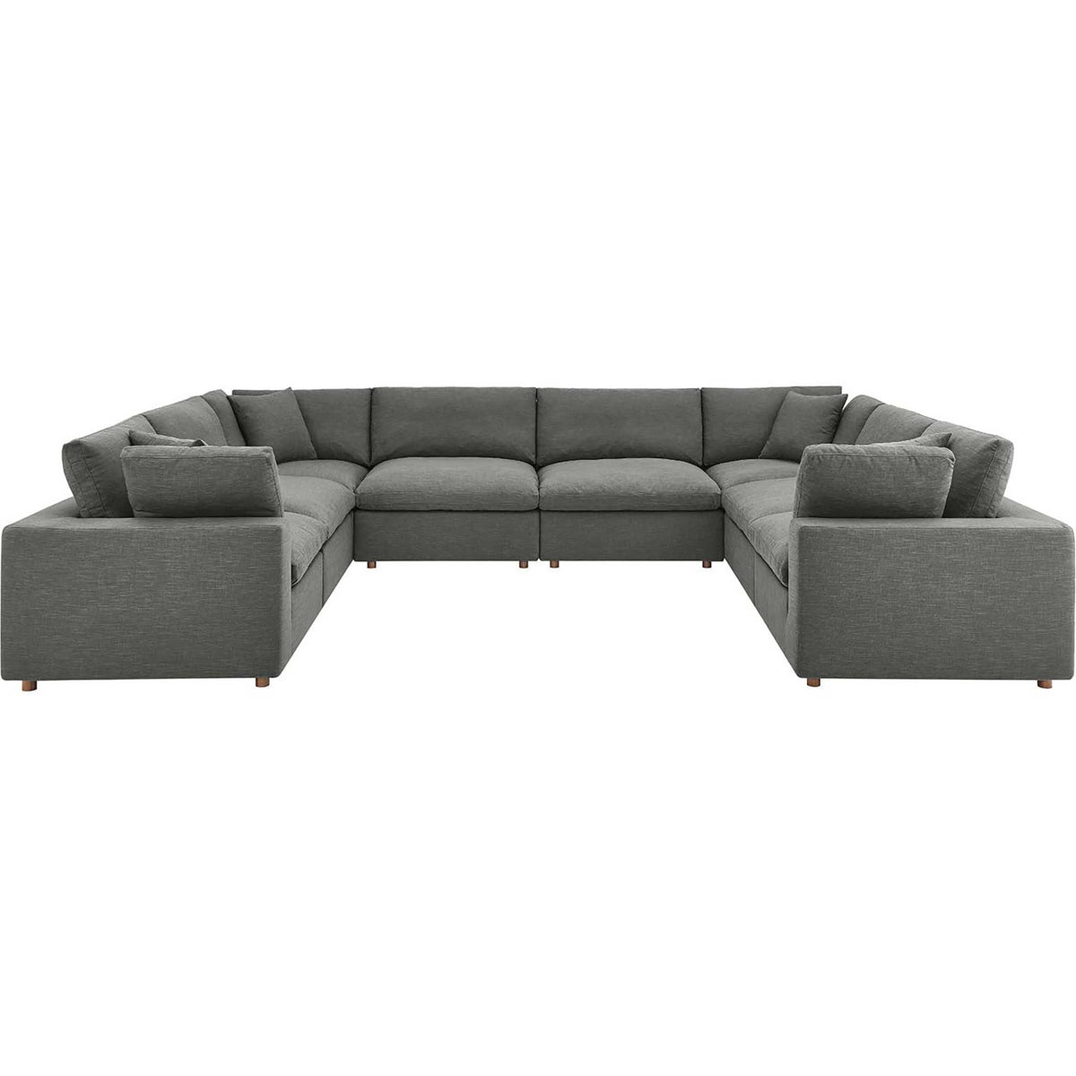 Carmen 8 Piece Modular Sectional Sofa Gray