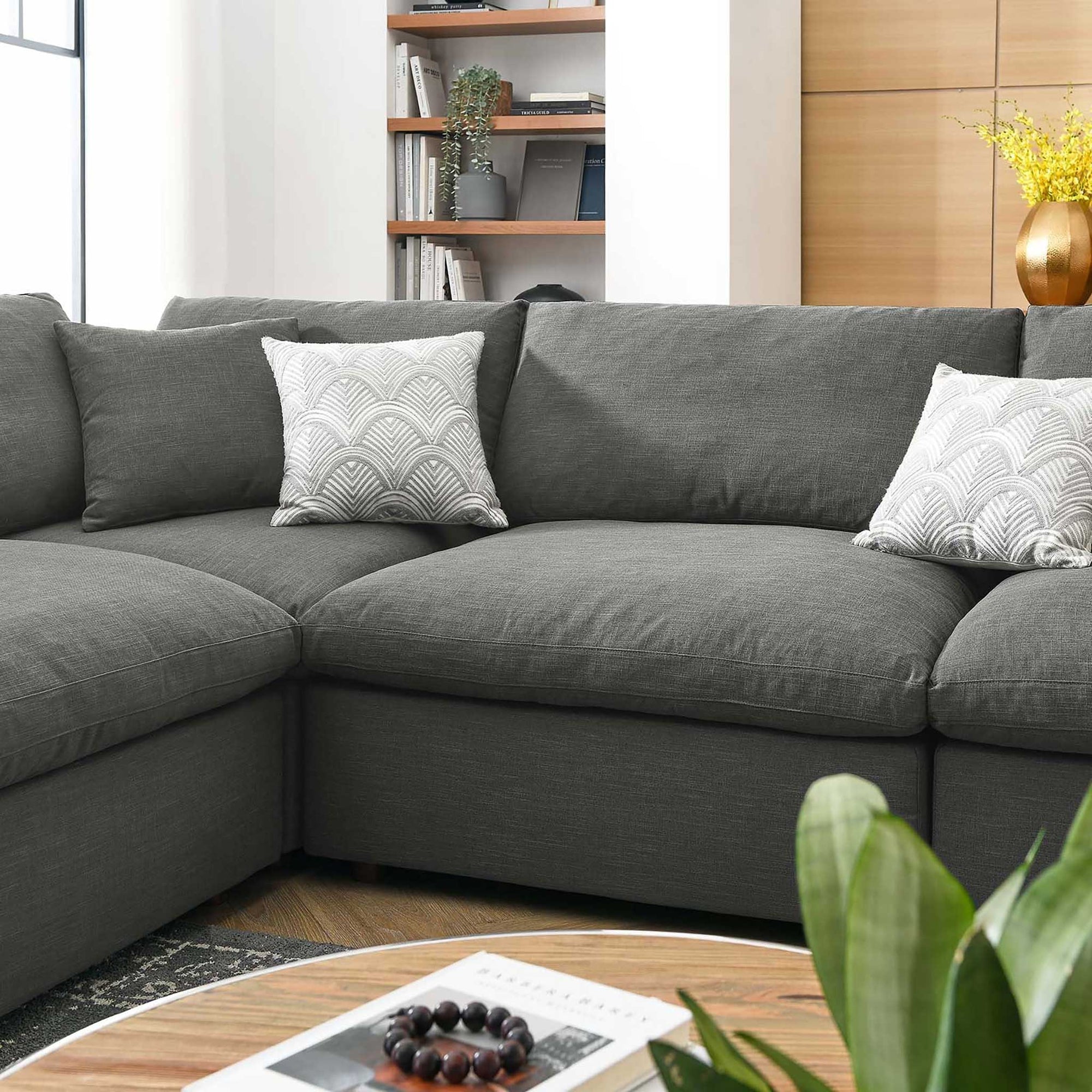 Carmen 8 Piece Modular Sectional Sofa Gray