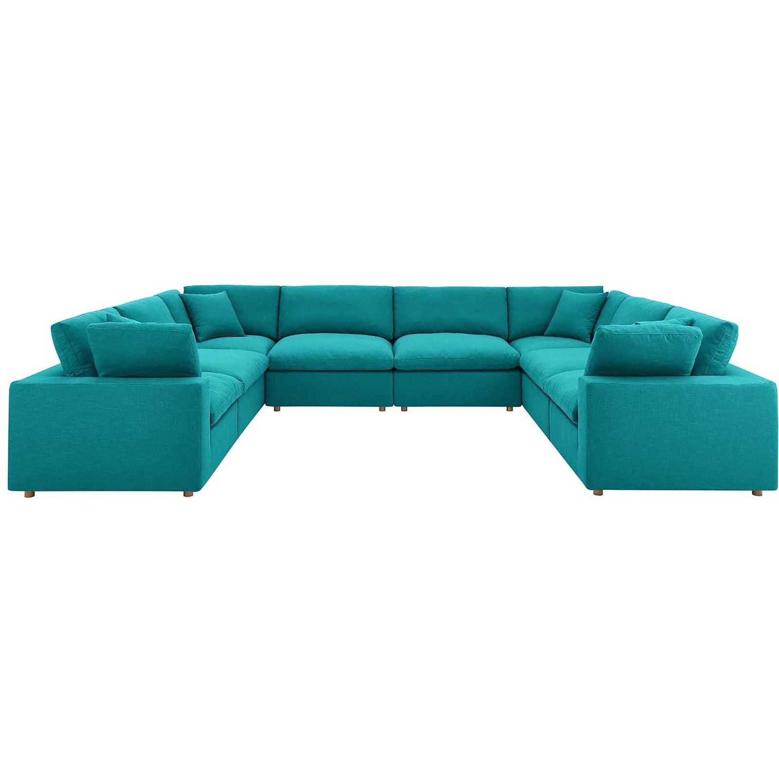 Carmen 8 Piece Modular Sectional Sofa Teal