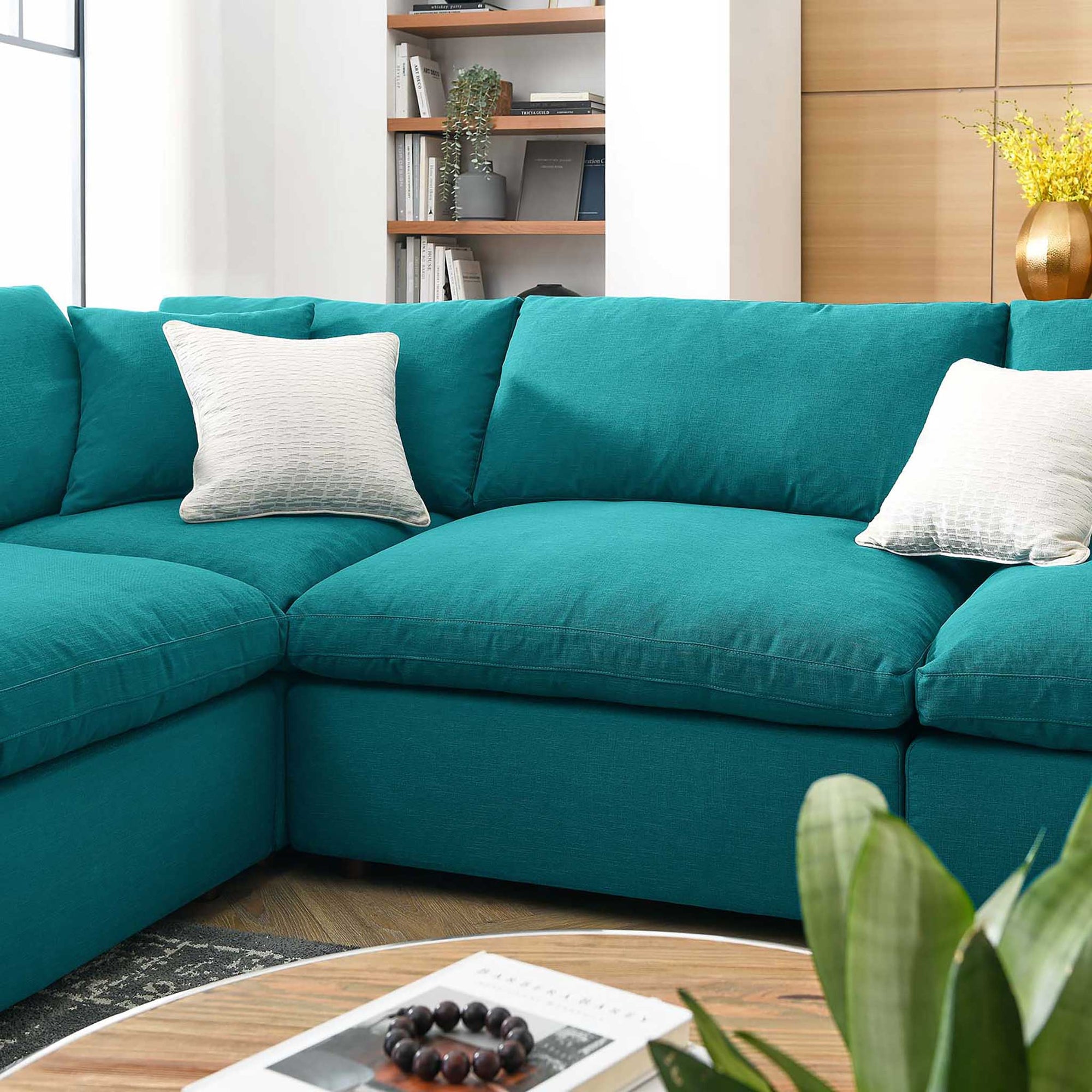 Carmen 8 Piece Modular Sectional Sofa Teal