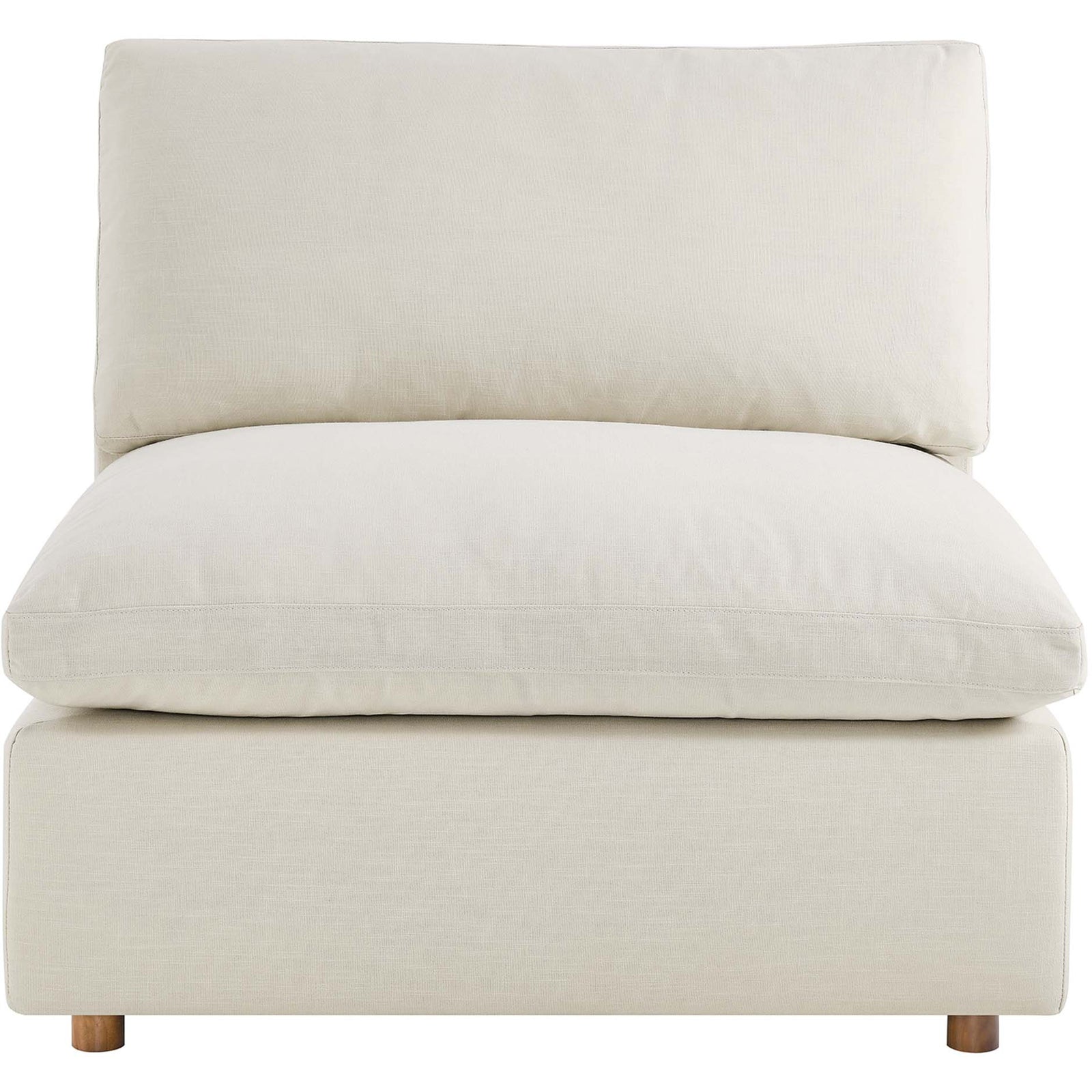 Carmen 7 Piece Modular Sofa with Ottoman Light Beige