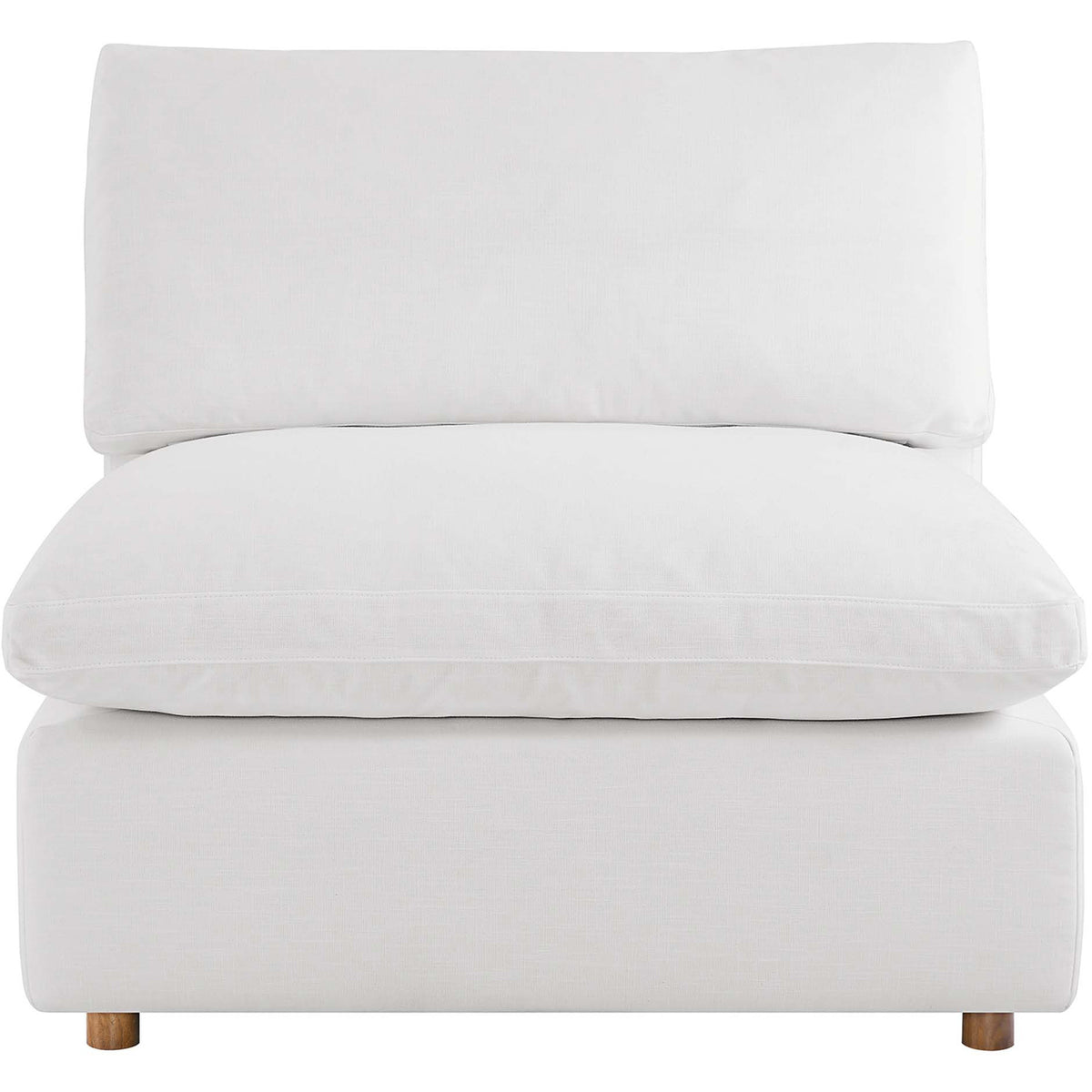 Carmen 7 Piece Modular Sofa with Ottoman Pure White