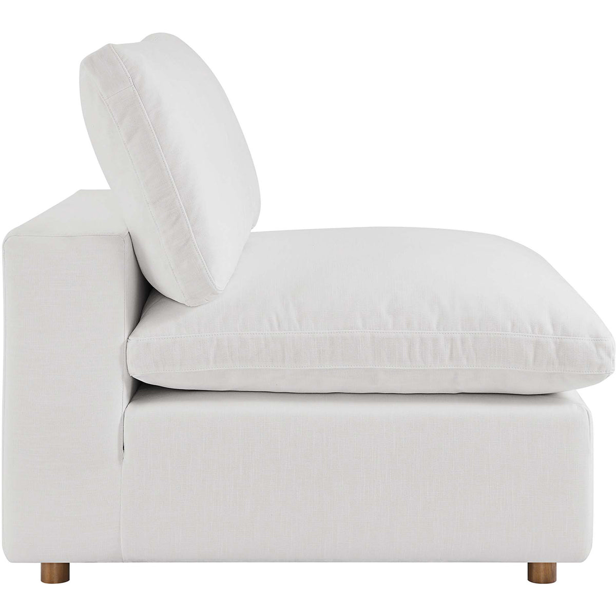 Carmen 7 Piece Modular Sofa with Ottoman Pure White