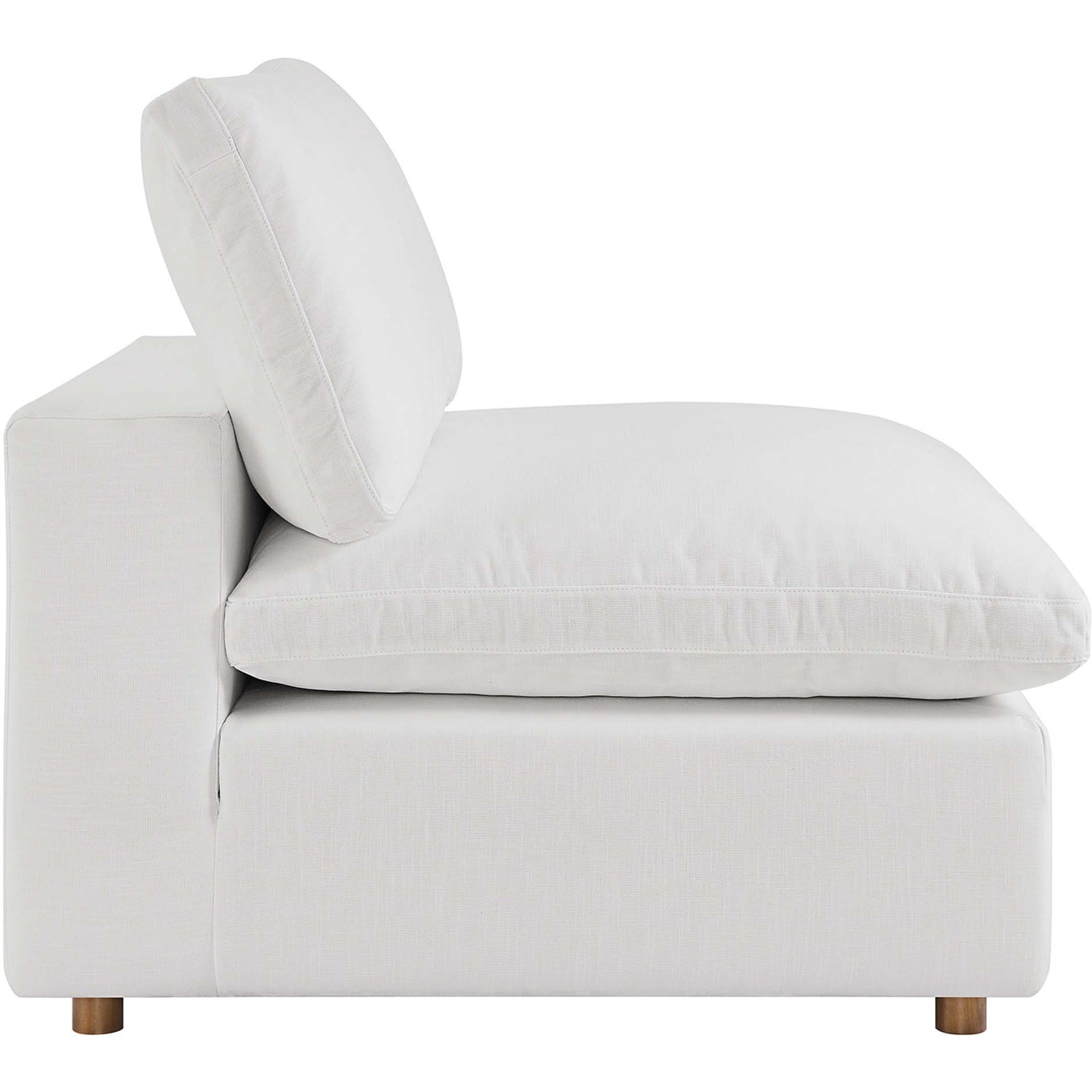 Carmen 7 Piece Modular Sofa with Ottoman Pure White