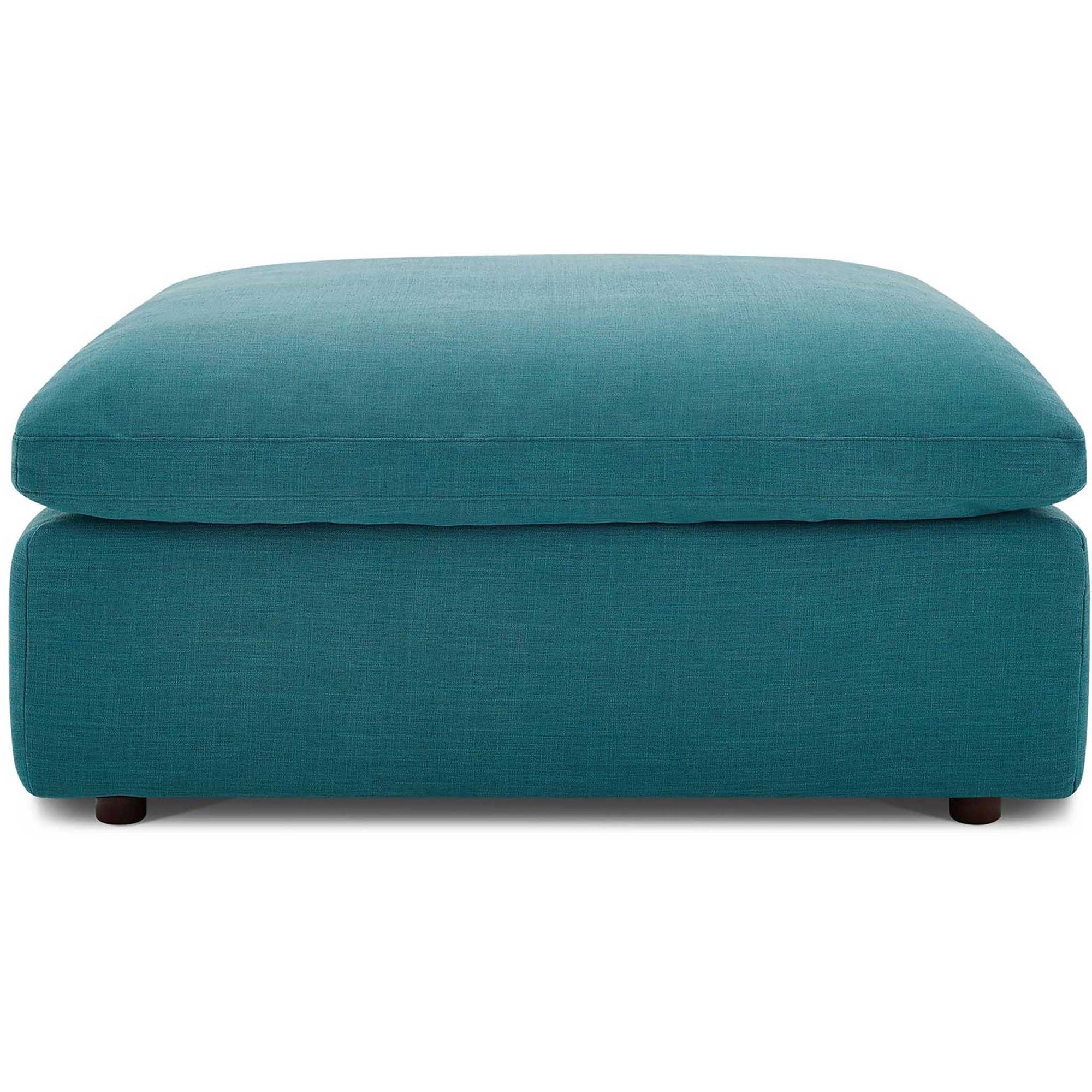 Carmen 7 Piece Modular Sofa with Ottoman Teal