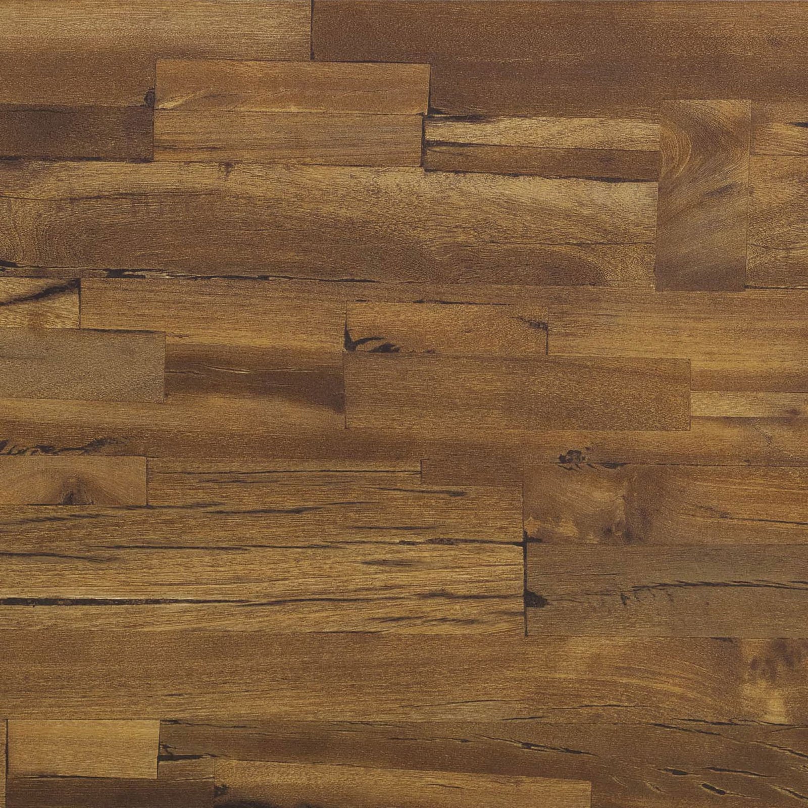 Warm walnut wood-grain finish with rustic plank details and natural color variation || EEI-3489-WAL || swatch_studio