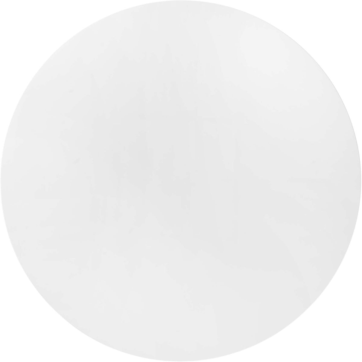 Extra-large white tabletop with glossy finish offers ample room for shared feasts || EEI-3524-BLK-WHI || top_studio