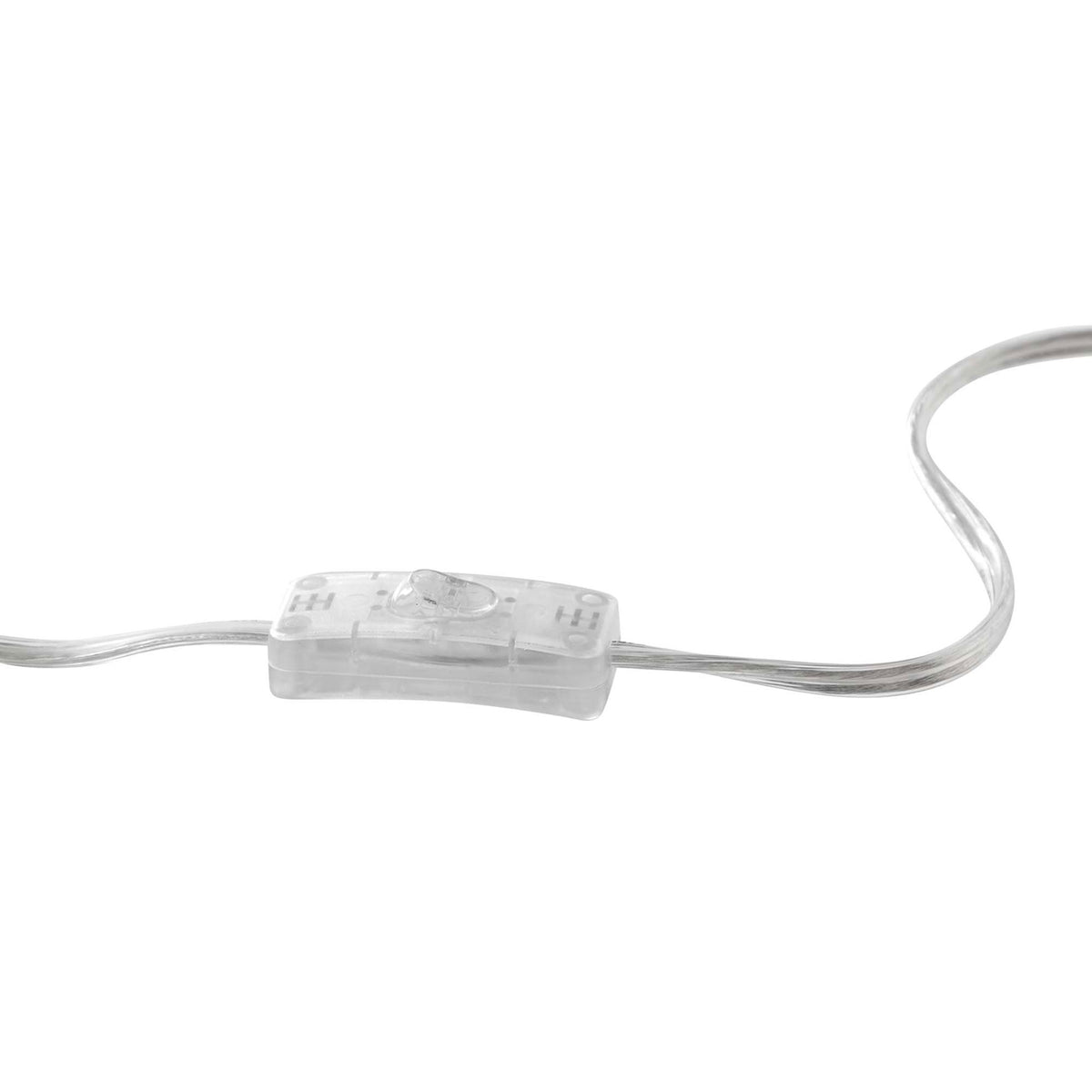Clear plug-in cord with inline rocker switch offers flexible wall mounting. || EEI-5294-BLK || detail_studio