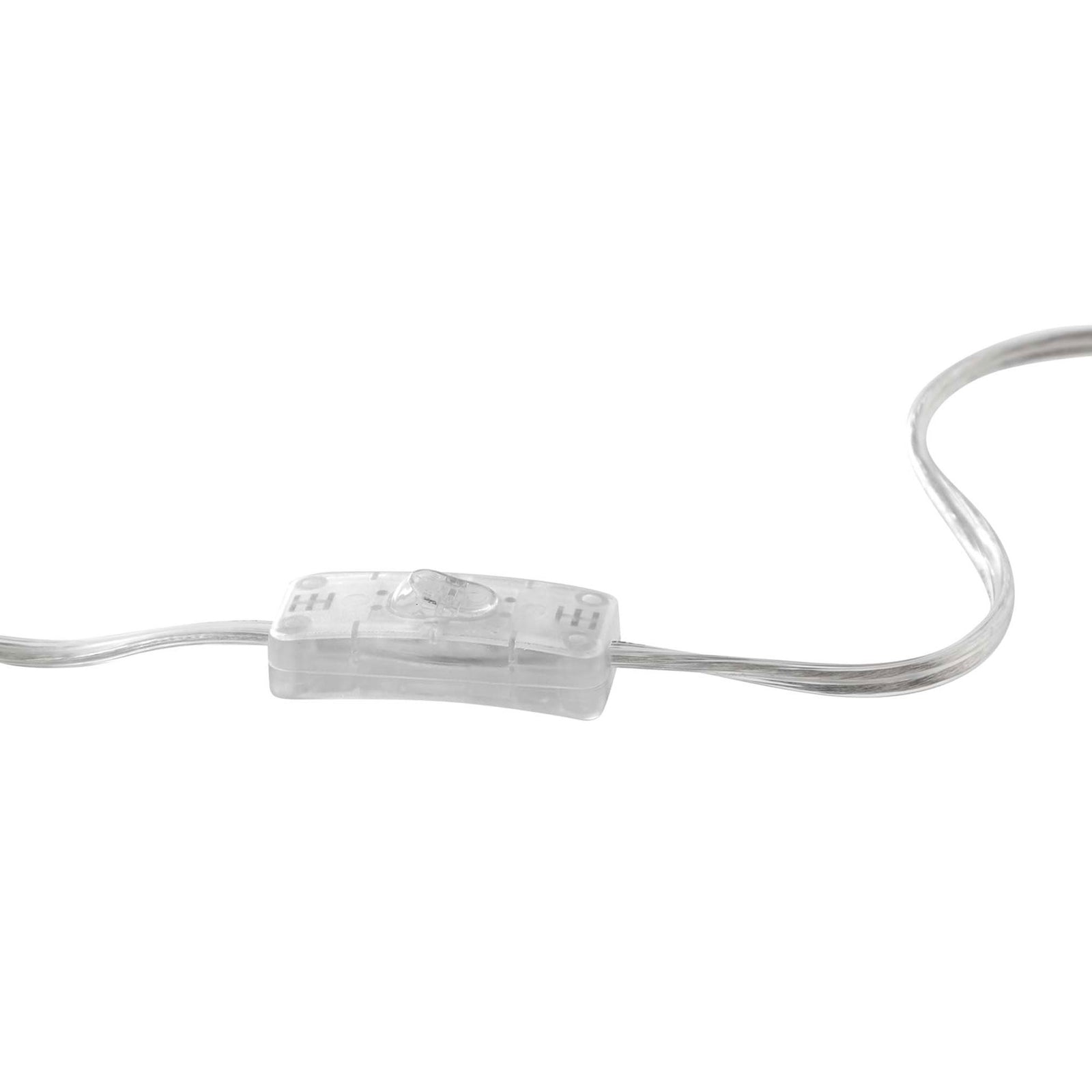 Clear plug-in cord with inline rocker switch offers flexible wall mounting. || EEI-5294-BLK || detail_studio