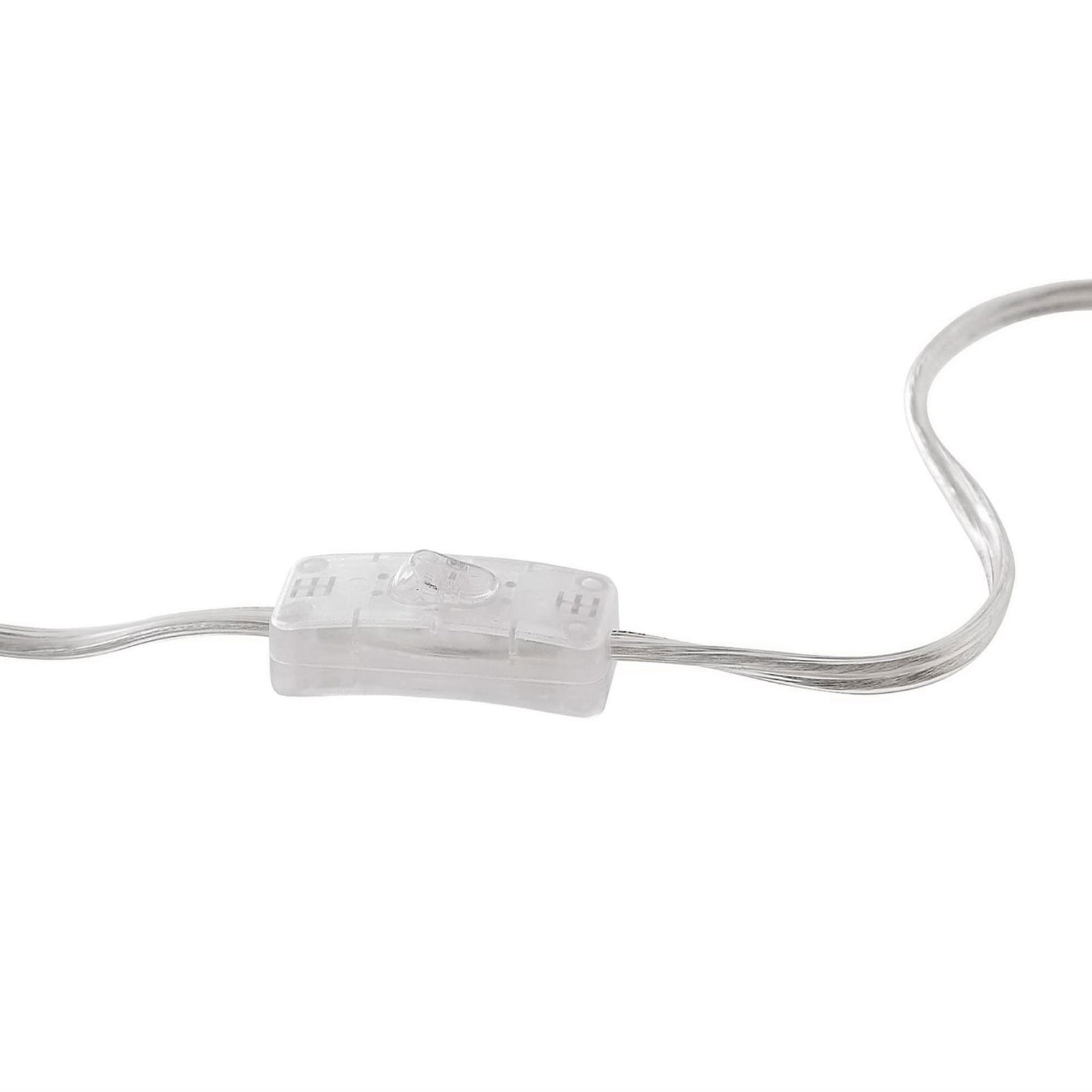 Clear plug-in cord with inline switch keeps the white sconce look clean and minimal. || EEI-5296-WHI || detail_studio
